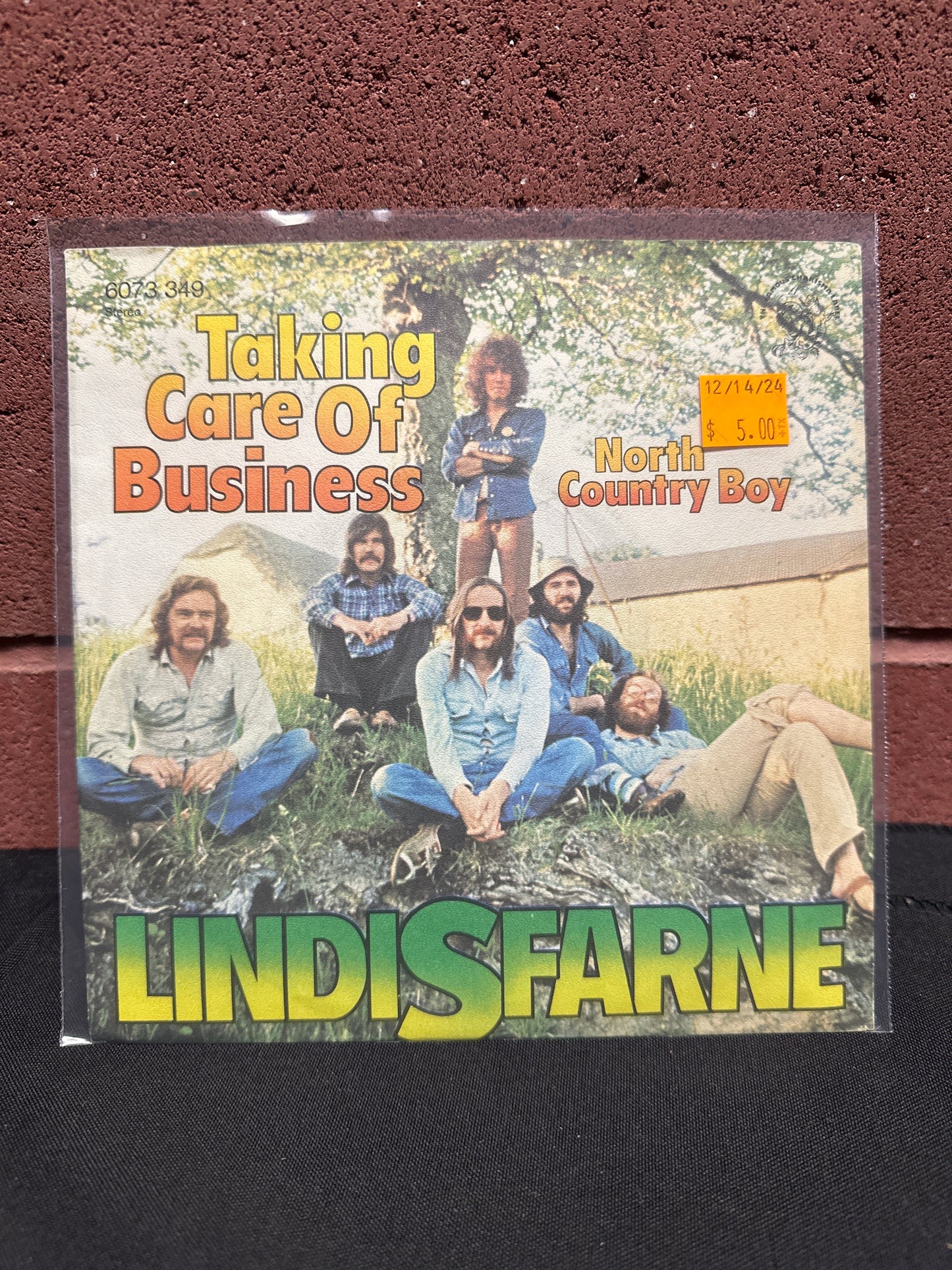 Used Vinyl: Lindisfarne "Taking Care Of Business" 7"