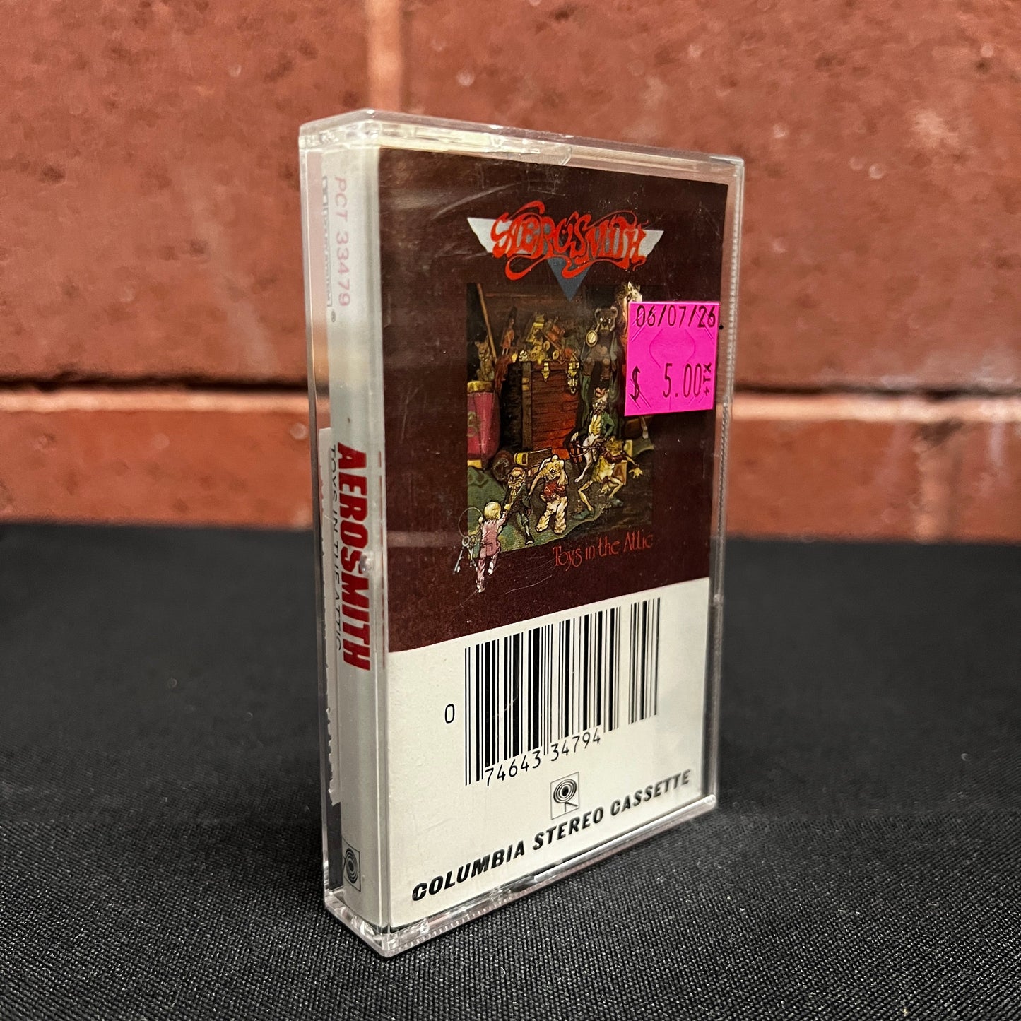 Used Cassette: Aerosmith "Toys In The Attic" Tape