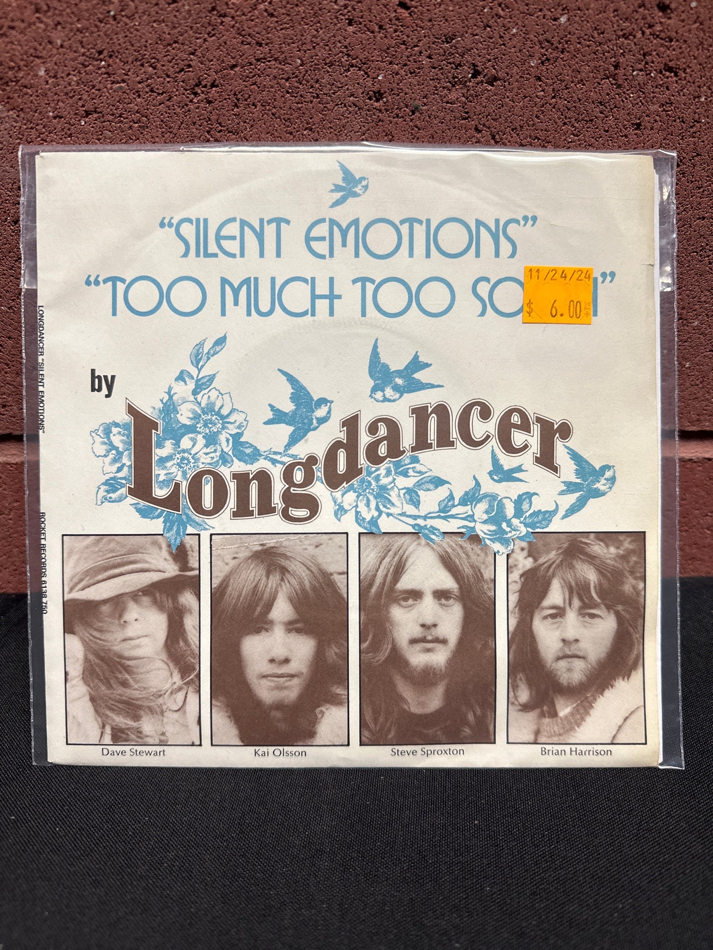 Used Vinyl: Longdancer "Silent Emotions / Too Much Too Soon" 7"