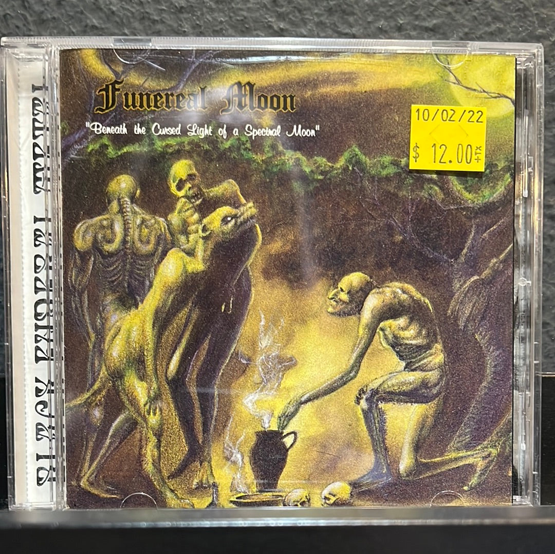 USED CD: Funereal Moon "Beneath The Cursed Light Of A Spectral Moon" CD