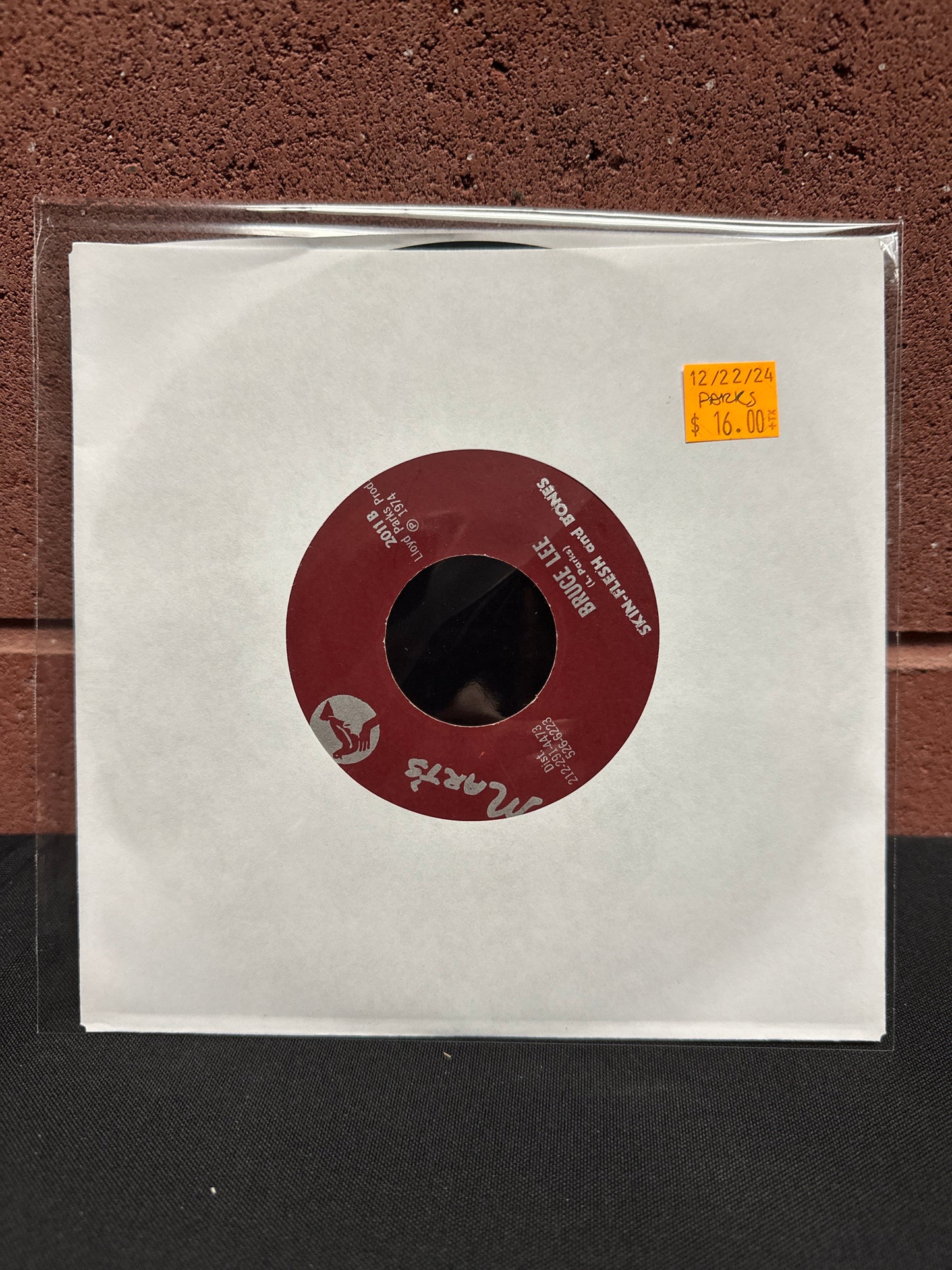 Used Vinyl: Lloyd Parks / Skin, Flesh & Bones "Kung Fu Fighting / Bruce Lee" 7"