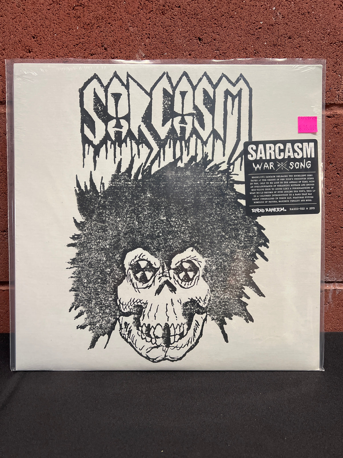 Used Vinyl: Sarcasm "War Song" LP