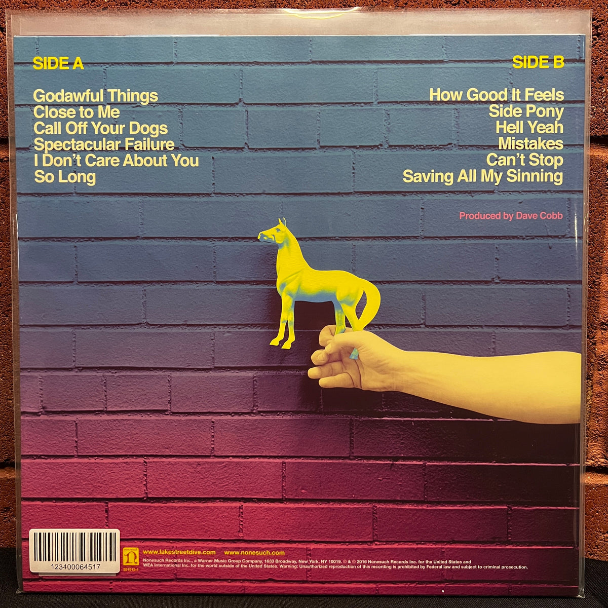 Used Vinyl: Lake Street Dive "Side Pony" LP (2016 Press)