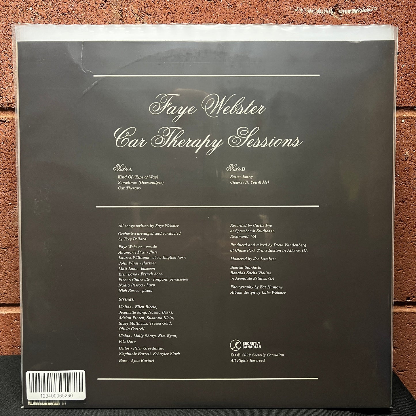 Used Vinyl: Faye Webster "Car Therapy Sessions" LP (2022 Press - Brown Vinyl)