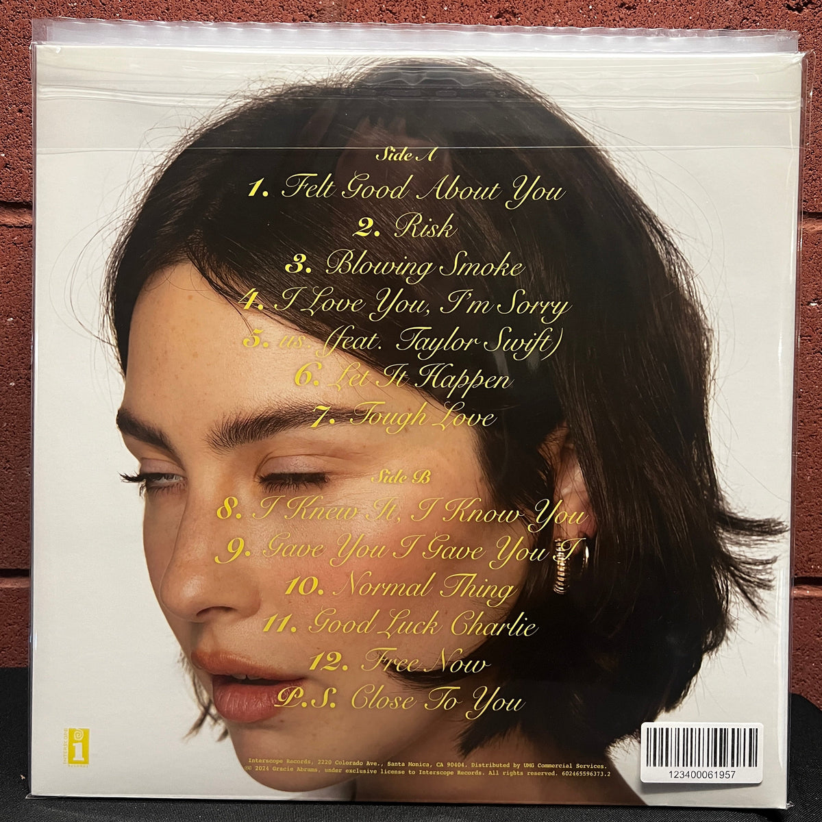 Used Vinyl: Gracie Abrams "The Secret Of Us" LP (Purple Marbled vinyl)