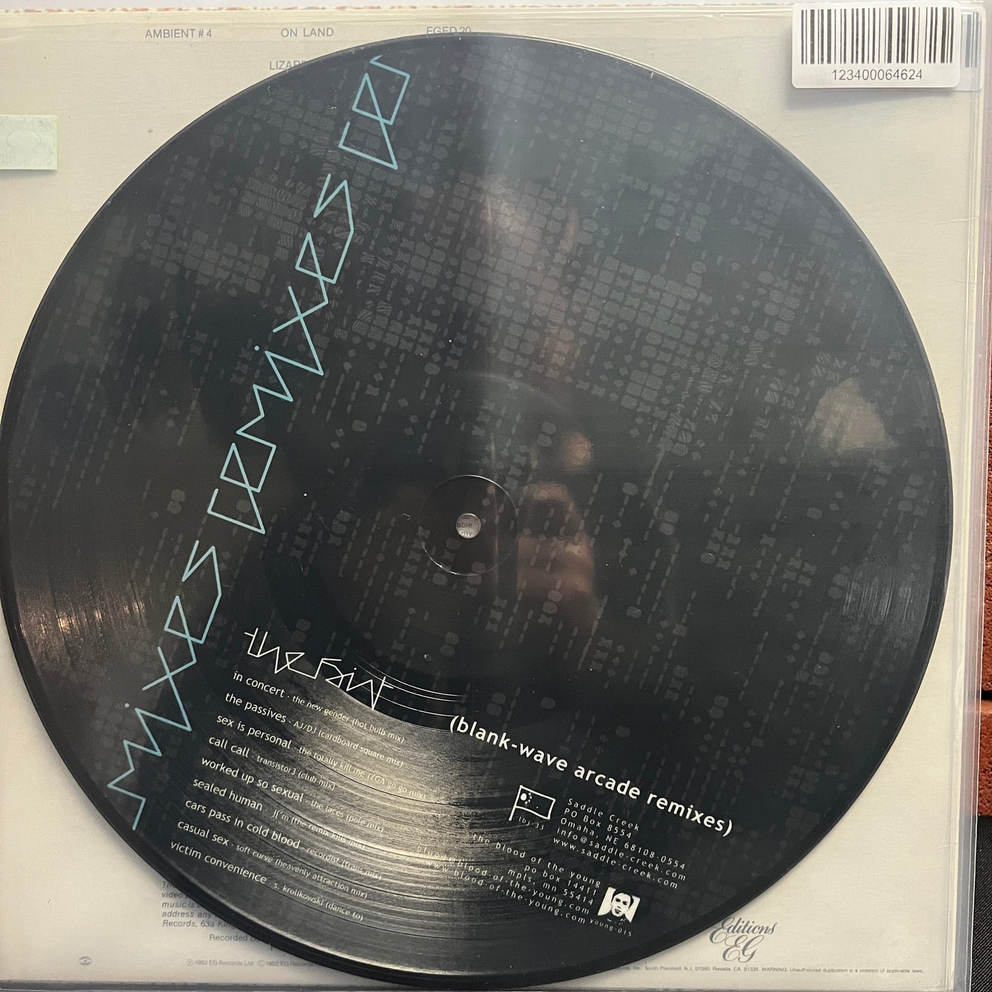 Used Vinyl: The Faint "Blank-Wave Arcade Remixes" LP (2000 Picture Disc)