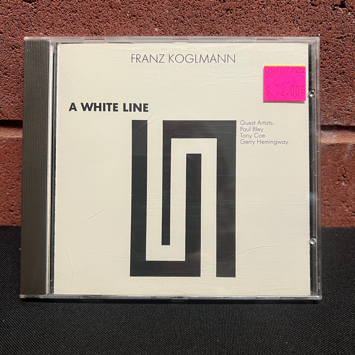 Used CD: Franz Koglmann "A White Line" CD