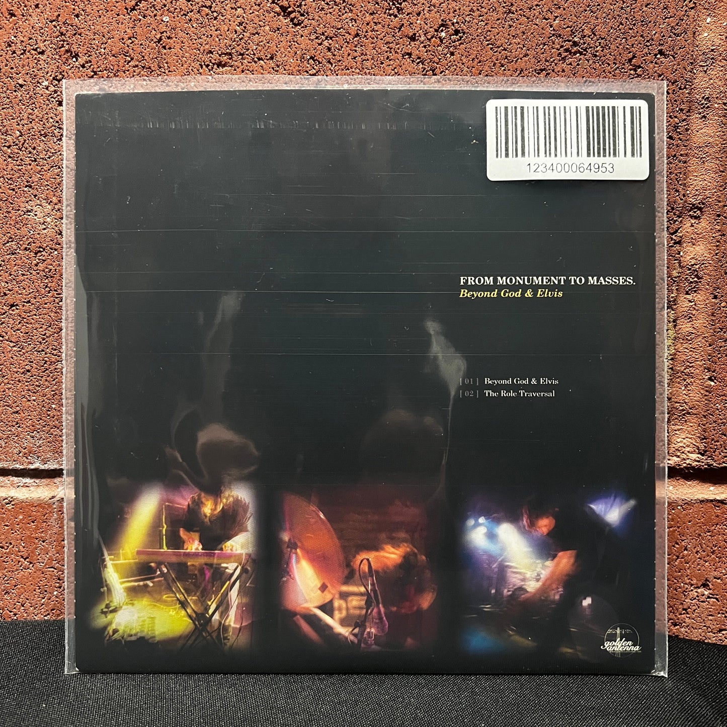 Used Vinyl: From Monument To Masses "Beyond God & Elvis" 7" (Gold Vinyl)