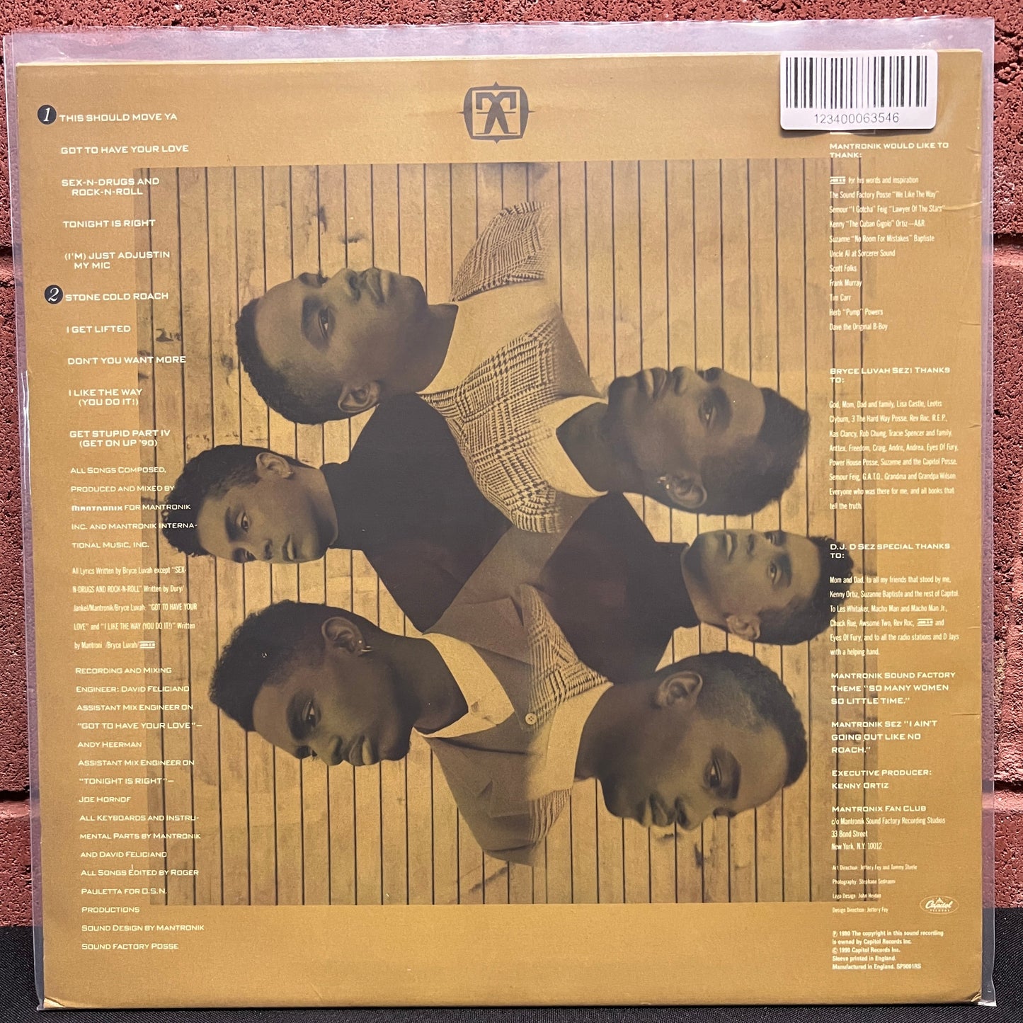 Used Vinyl: Mantronix "This Should Move Ya" LP (1990 UK Press)