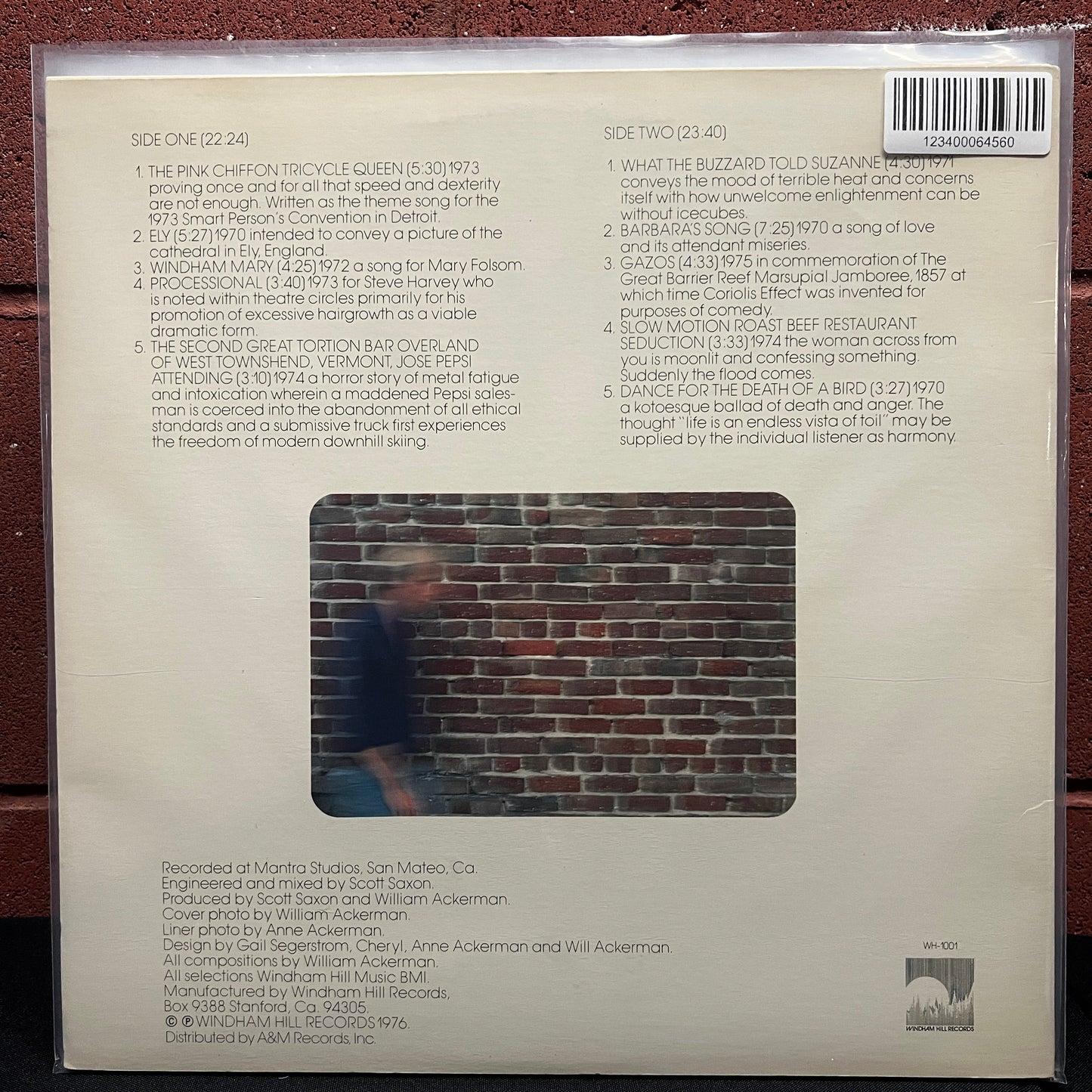 Used Vinyl: William Ackerman "In Search Of The Turtle's Navel - Guitar Solos" LP (1976 Press)