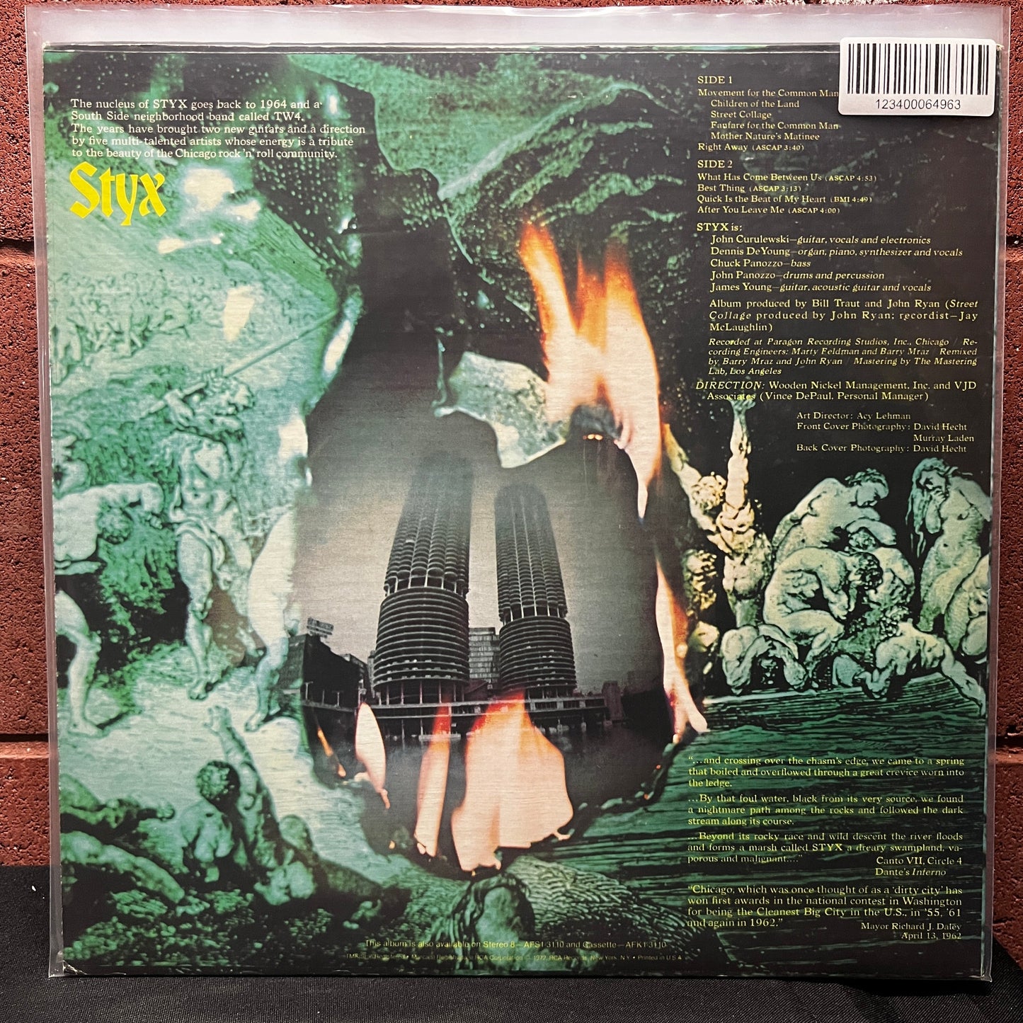 Used Vinyl: Styx "S/T" LP (1975 Press)