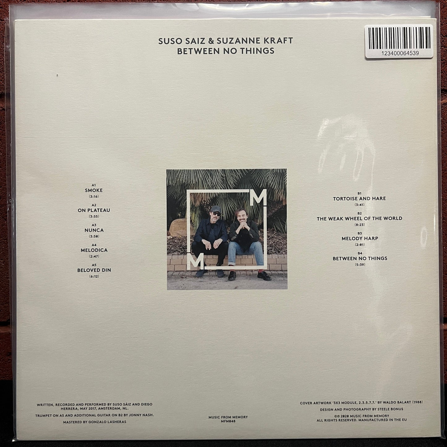 Used Vinyl: Suso Sáiz & Suzanne Kraft "Between No Things" LP (2020 Press)