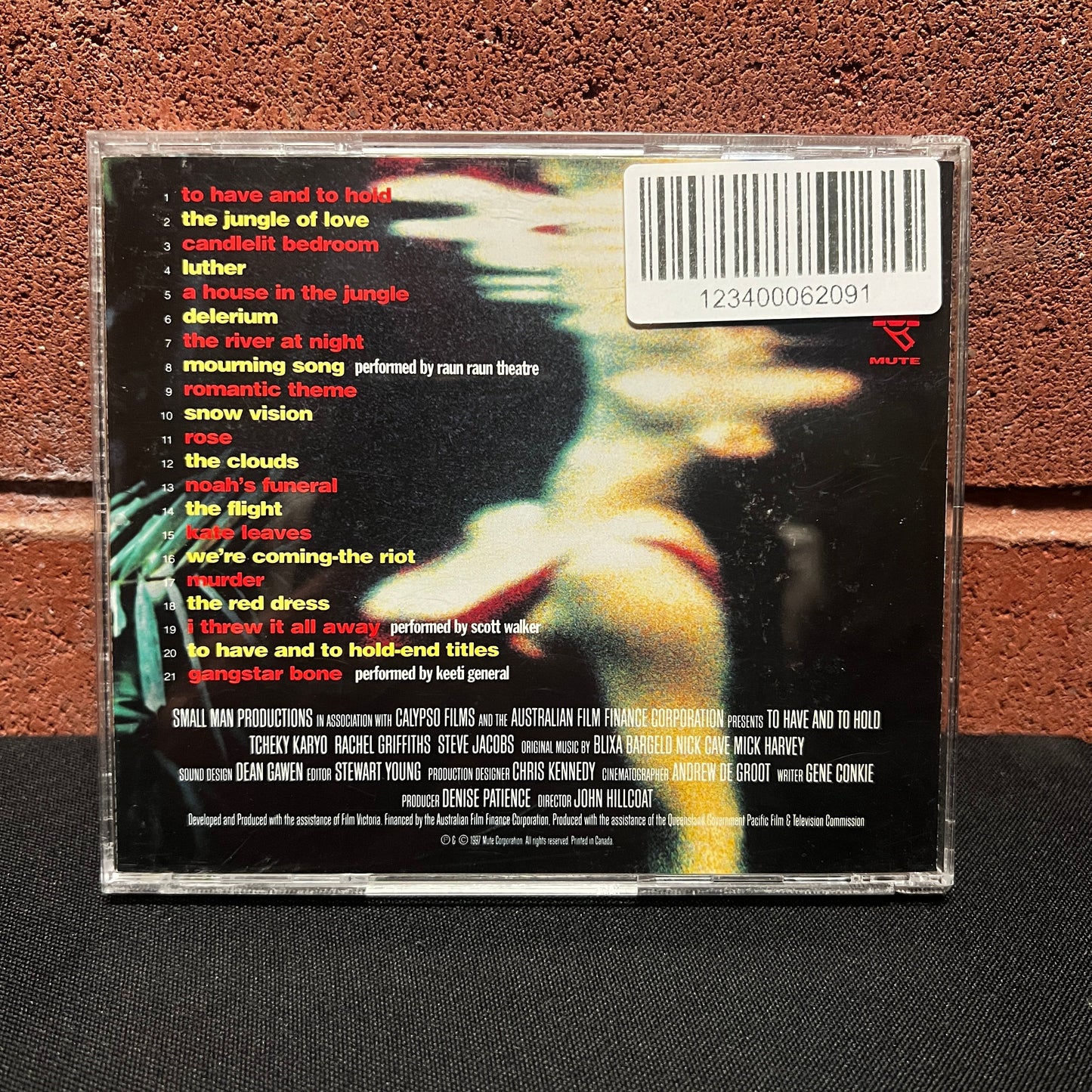 Used CD: Blixa Bargeld, Nick Cave, Mick Harvey "To Have And To Hold Motion Picture Soundtrack" CD