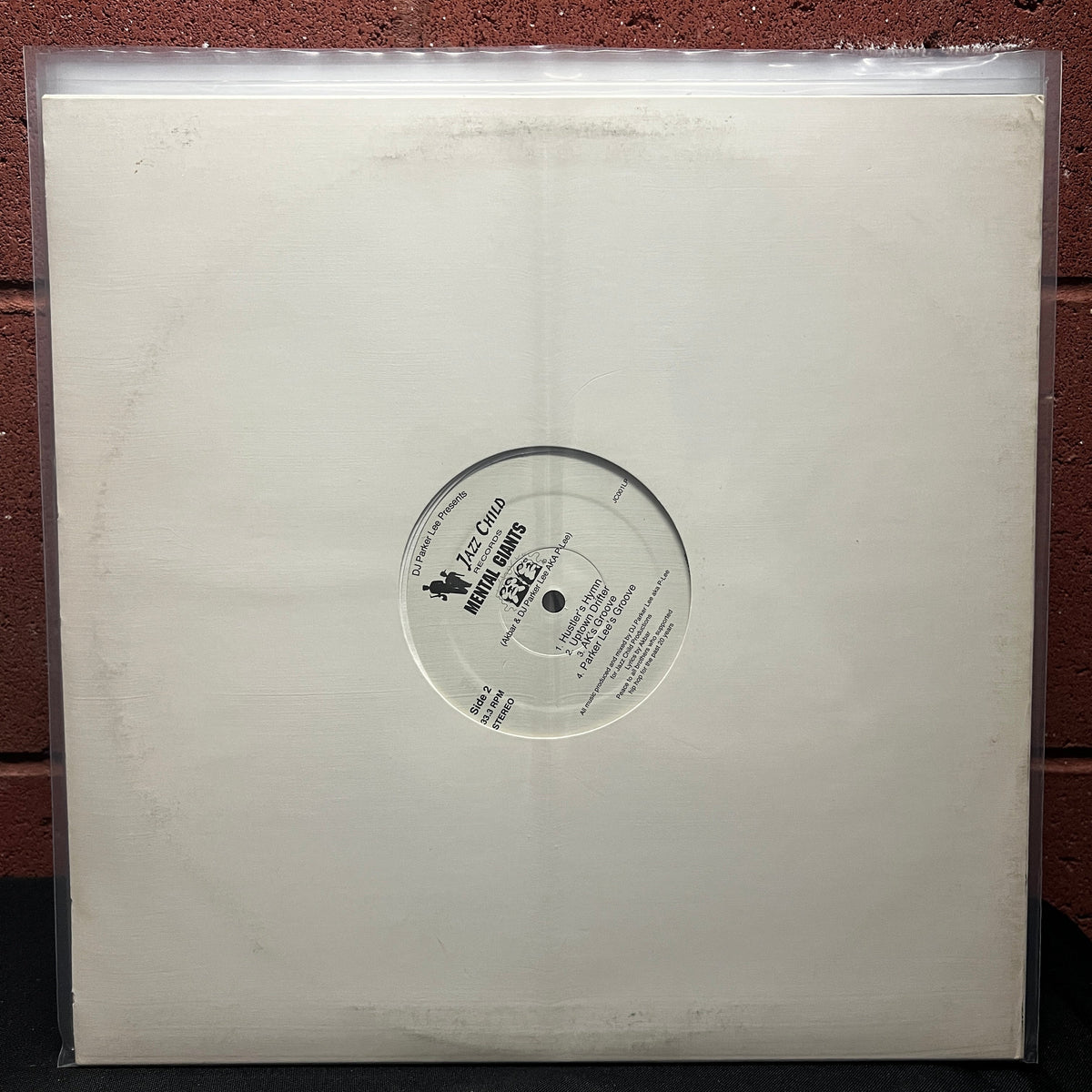 Used Vinyl: Cold Crush Brothers / Mental Giants "Can't Do Me Nada / Hustler's Hymn" 12" (1996 Press)