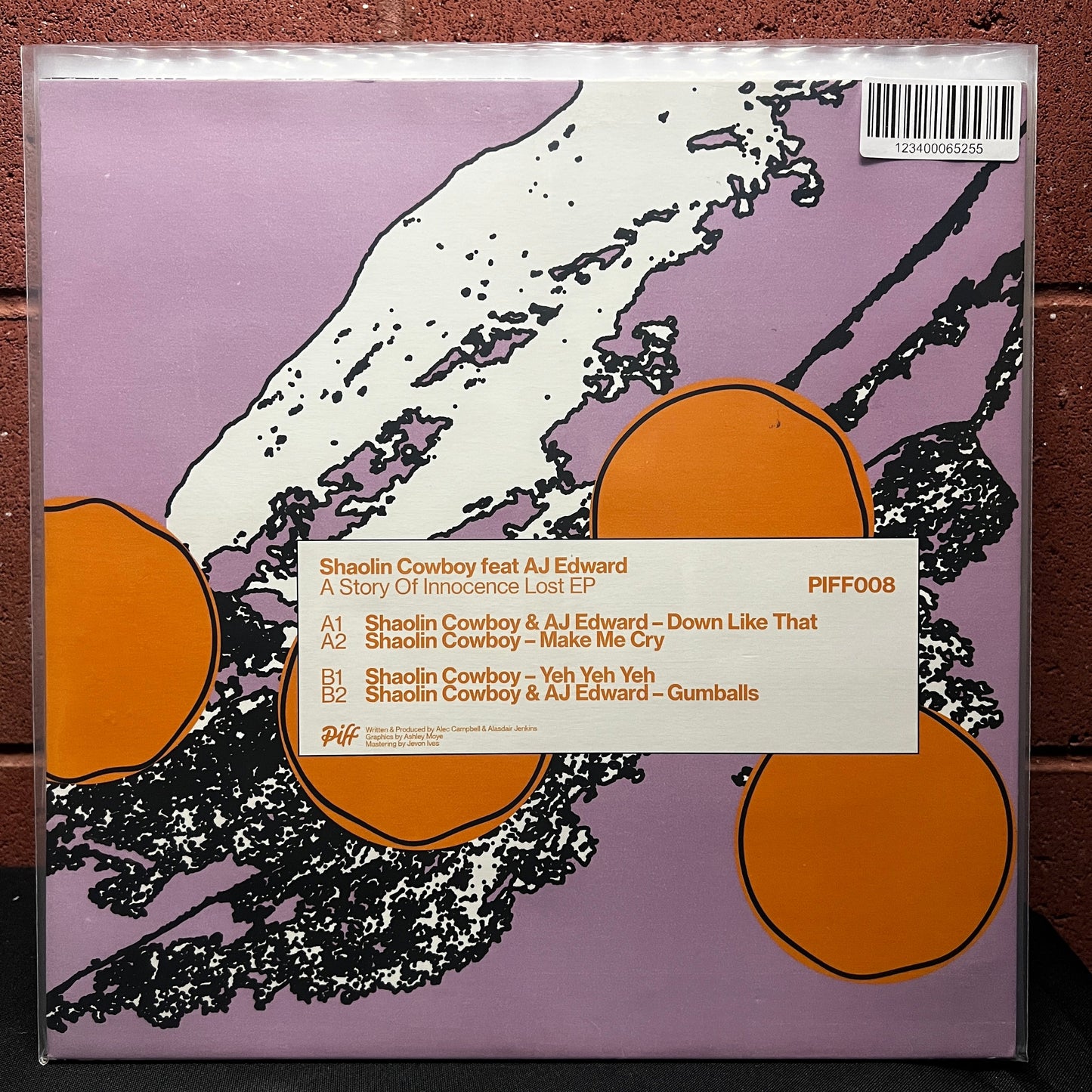 Used Vinyl: Shaolin Cowboy "A Story Of Innocence Lost EP" 12" (2022 Press)