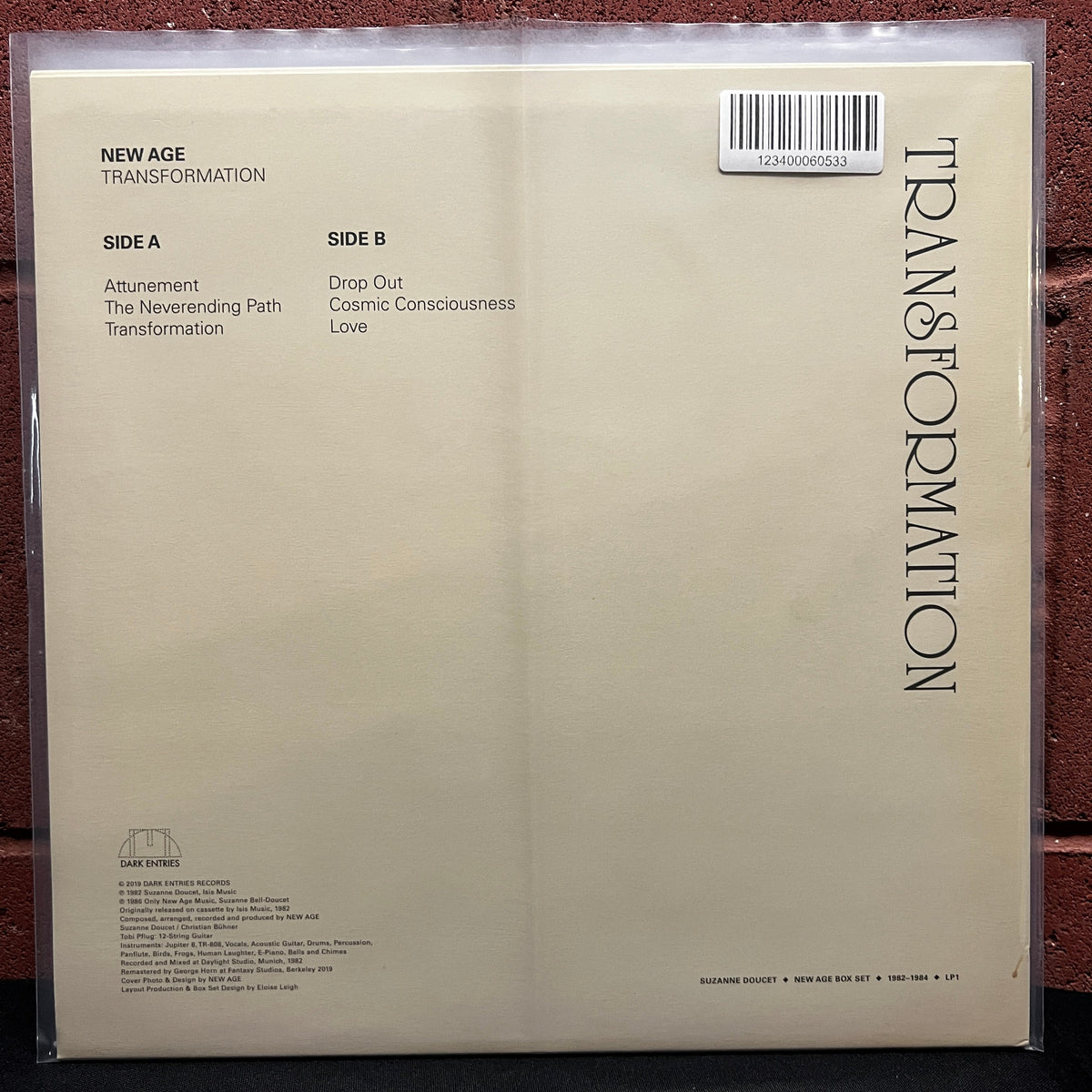 Used Vinyl: New Age "Transformation" LP (2019 pressing)