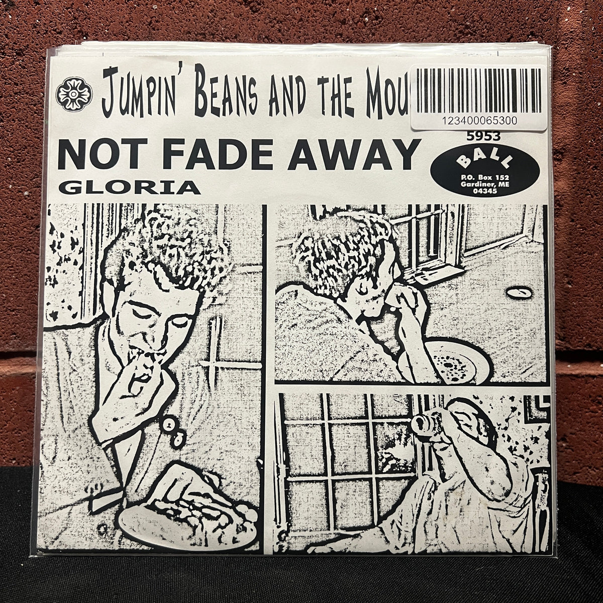 Used Vinyl: Jumpin' Beans And The Moustaches "Gloria / Not Fade Away" 7"
