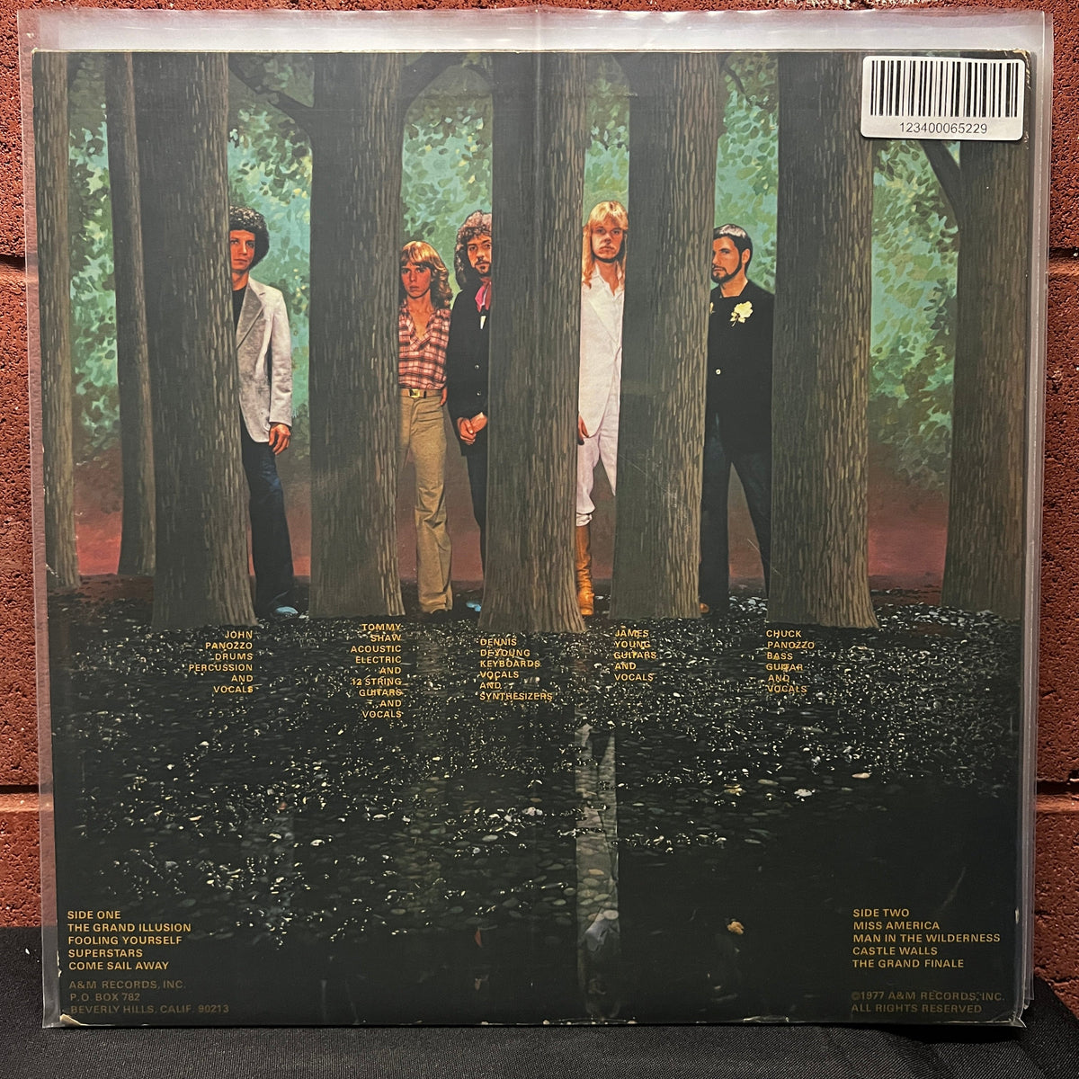 Used Vinyl: Styx "The Grand Illusion" LP (1977 Press w/Poster)