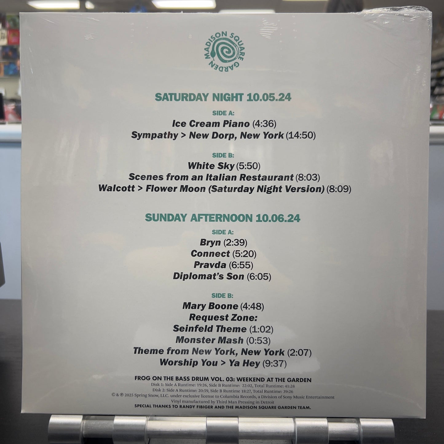 Vampire Weekend - Frog On The Bass Drum Vol. 03: Weekend At The Garden - LP