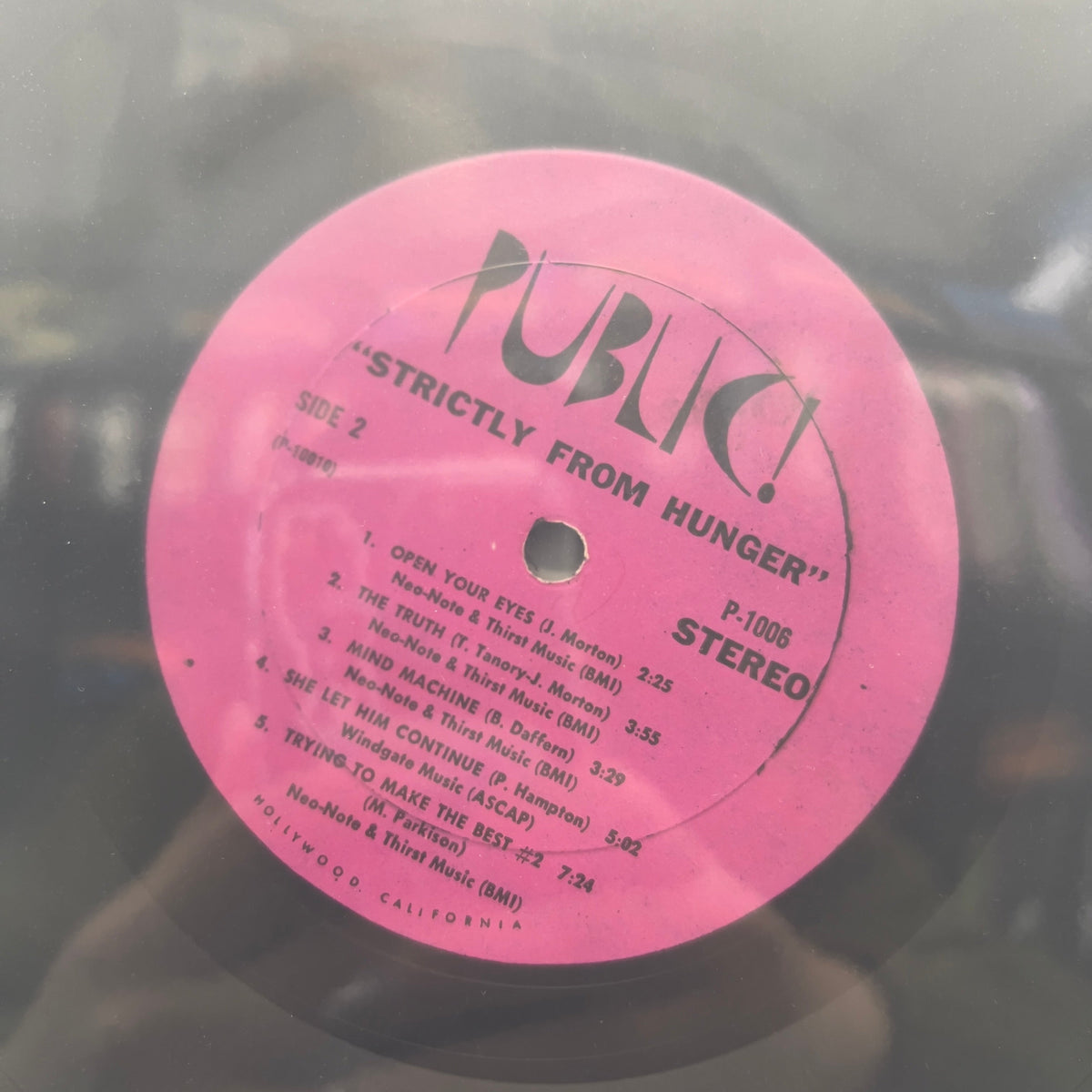 Hunger - Strictly From Hunger - LP