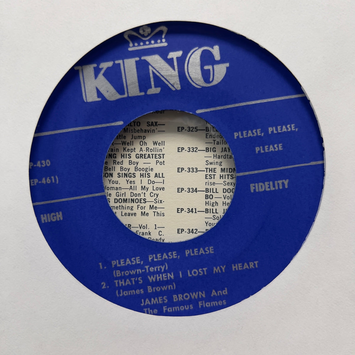 James Brown And The Famous Flames - Please, Please, Please - 7" EP