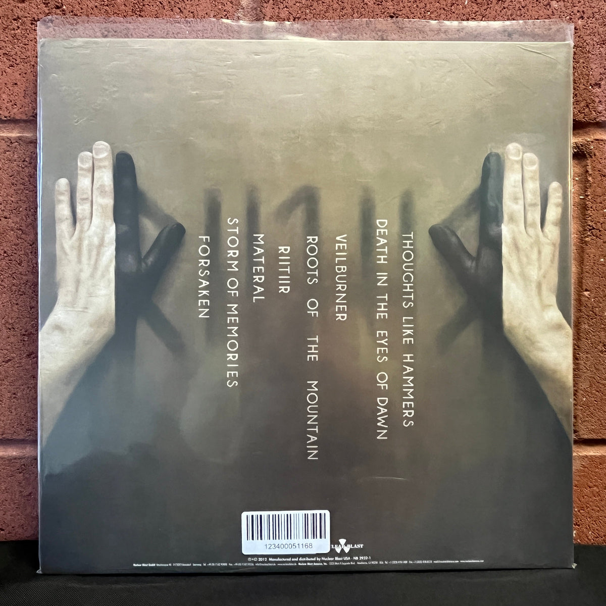 Used Vinyl: Enslaved "RIITIIR" 2xLP (Bone w/Charcoal Splatter Vinyl)