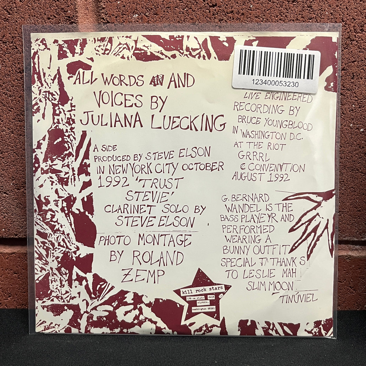Used Vinyl: Juliana Luecking "She's Good People" 7"