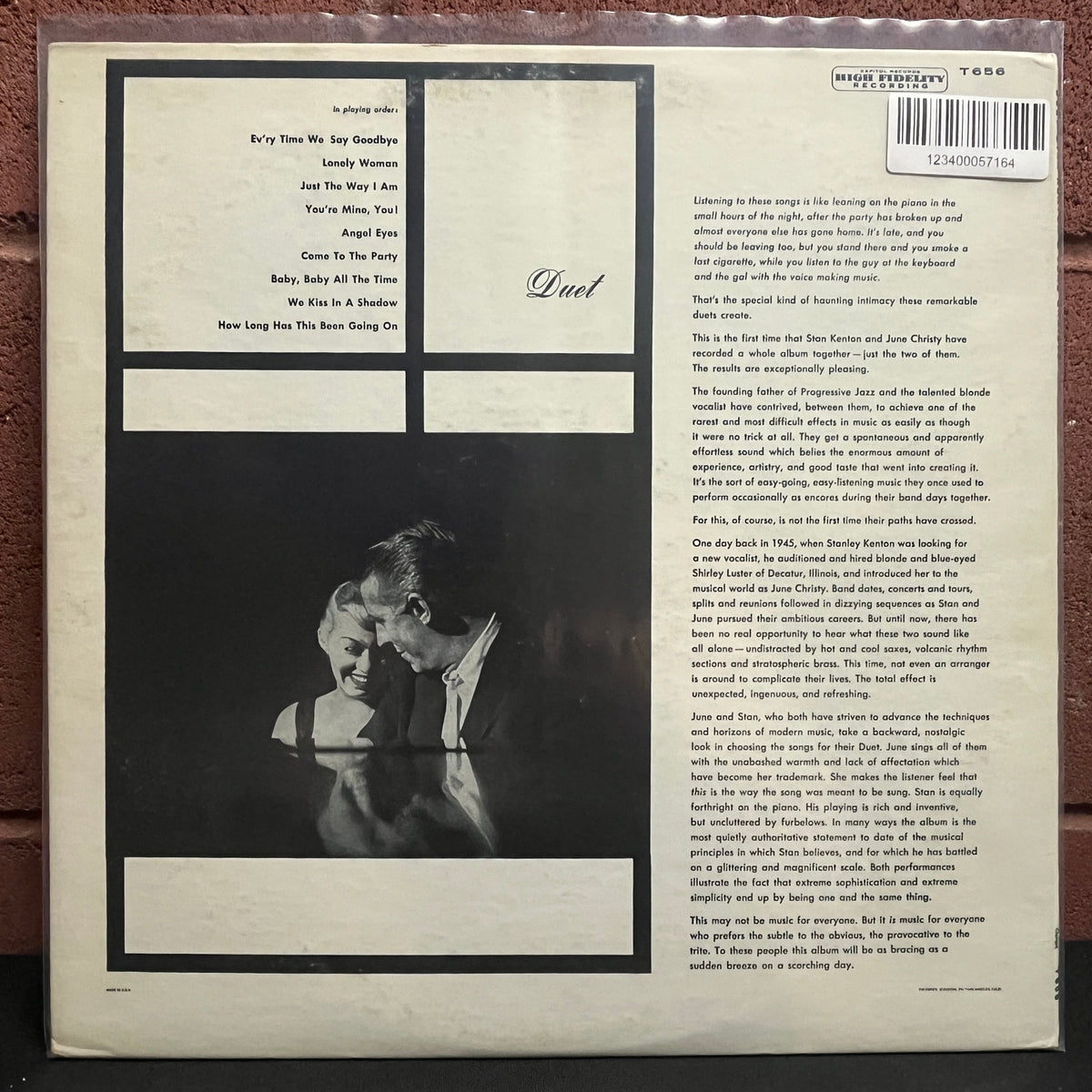 Used Vinyl: June Christy & Stan Kenton "Duet" LP (Mono Press)