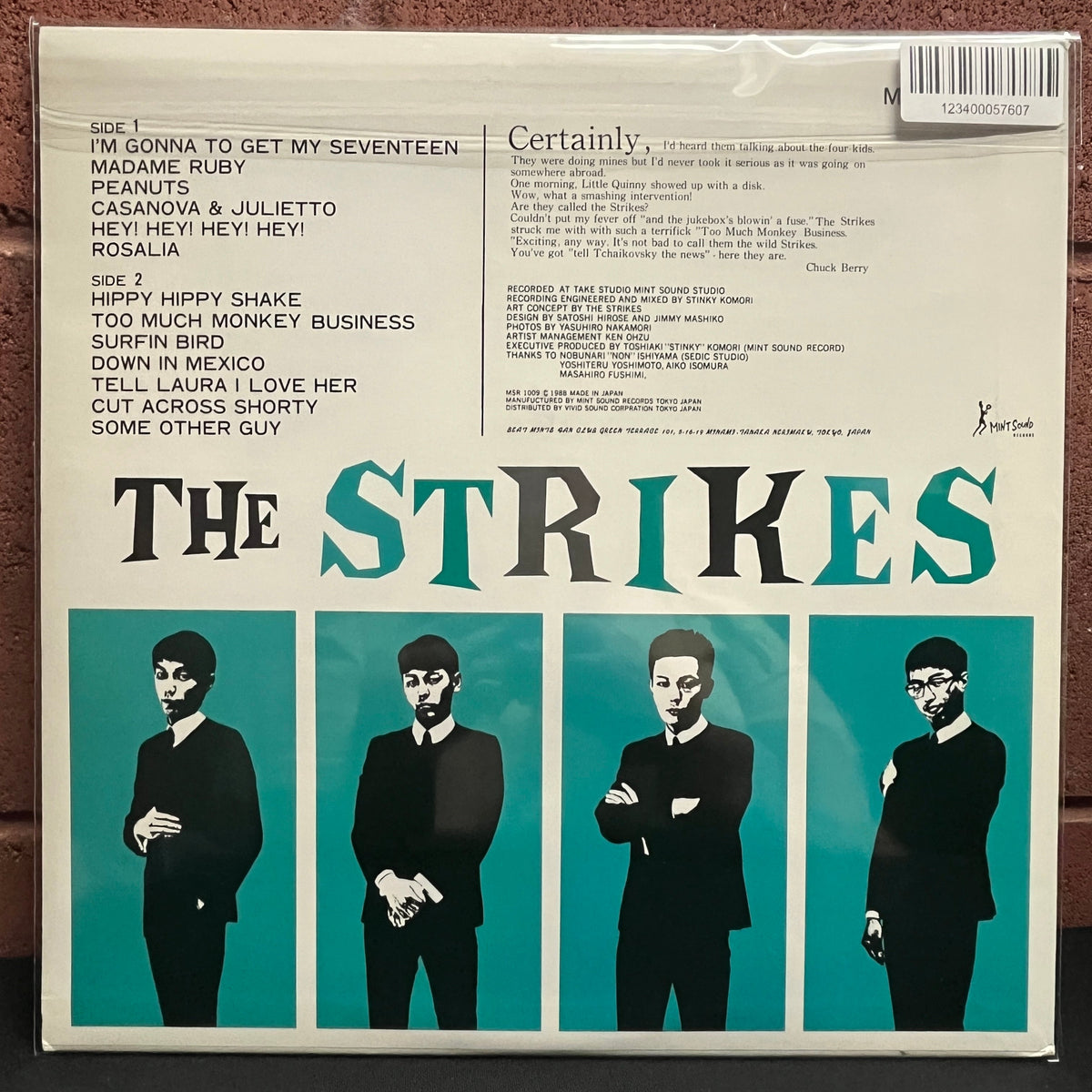 Used Vinyl: The Strikes "Thirteen Stompie Hits" LP (1988 Japanese Press)