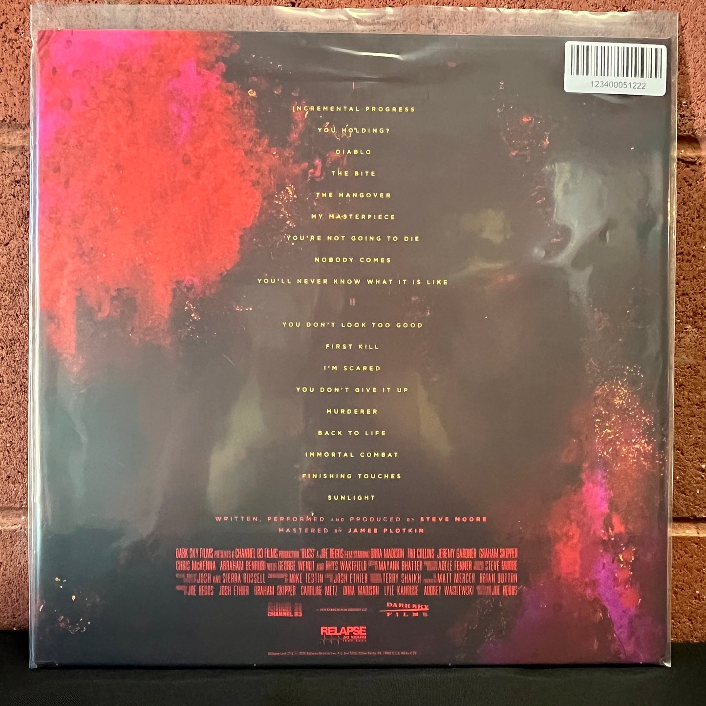 Used Vinyl: Steve Moore "Bliss: Original Motion Picture Soundtrack" LP (Clear Vinyl)