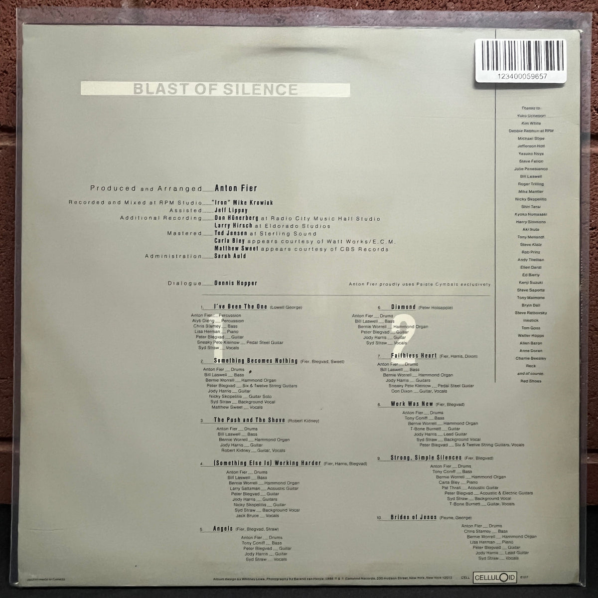 Used Vinyl: Golden Palominos "Blast Of Silence (Axed My Baby For A Nickel)" LP