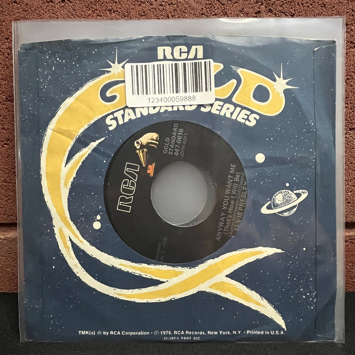 Used Vinyl: Elvis Presley "Love Me Tender / Anyway You Want Me" 7"