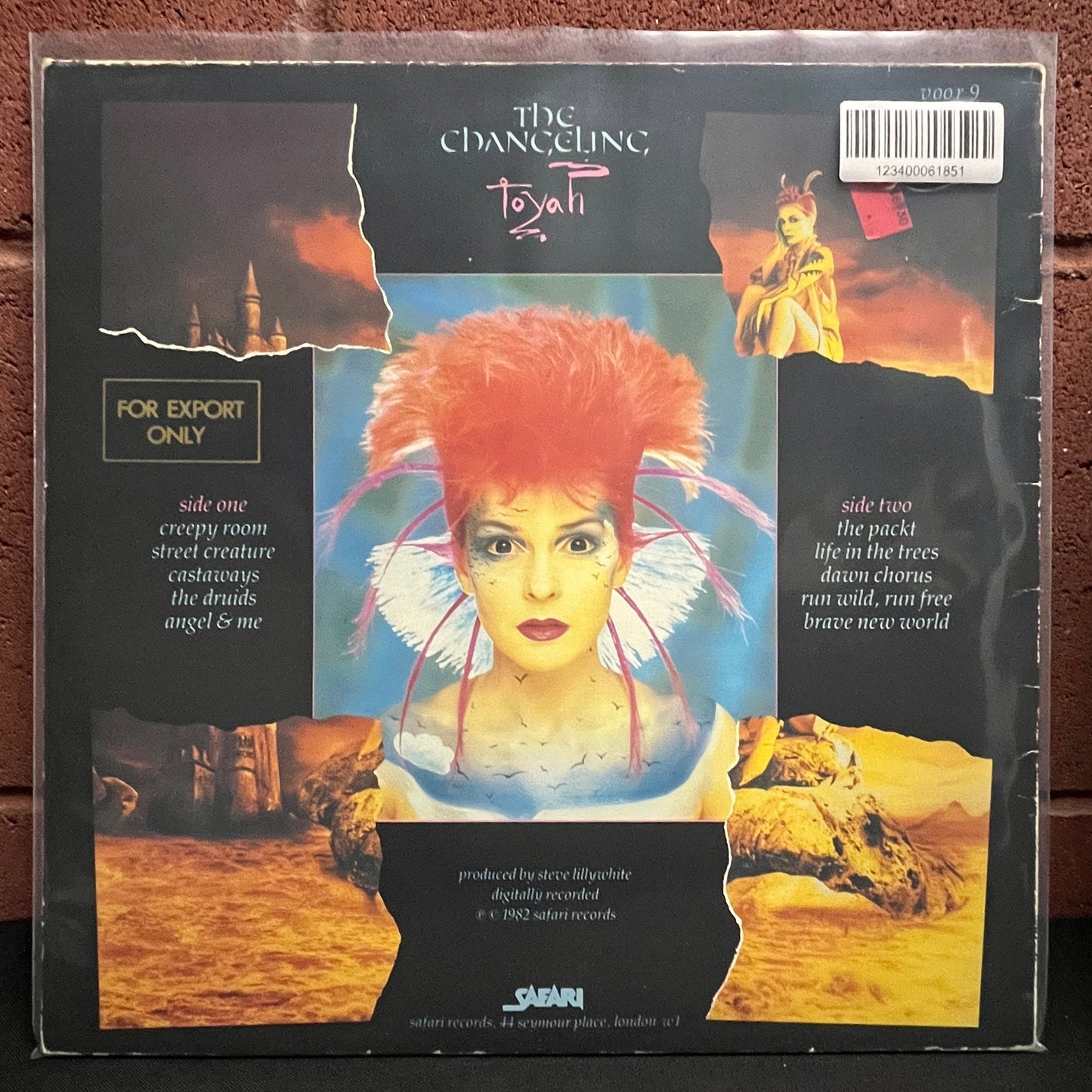 Used Vinyl: Toyah "The Changeling" LP (1982 UK Press)