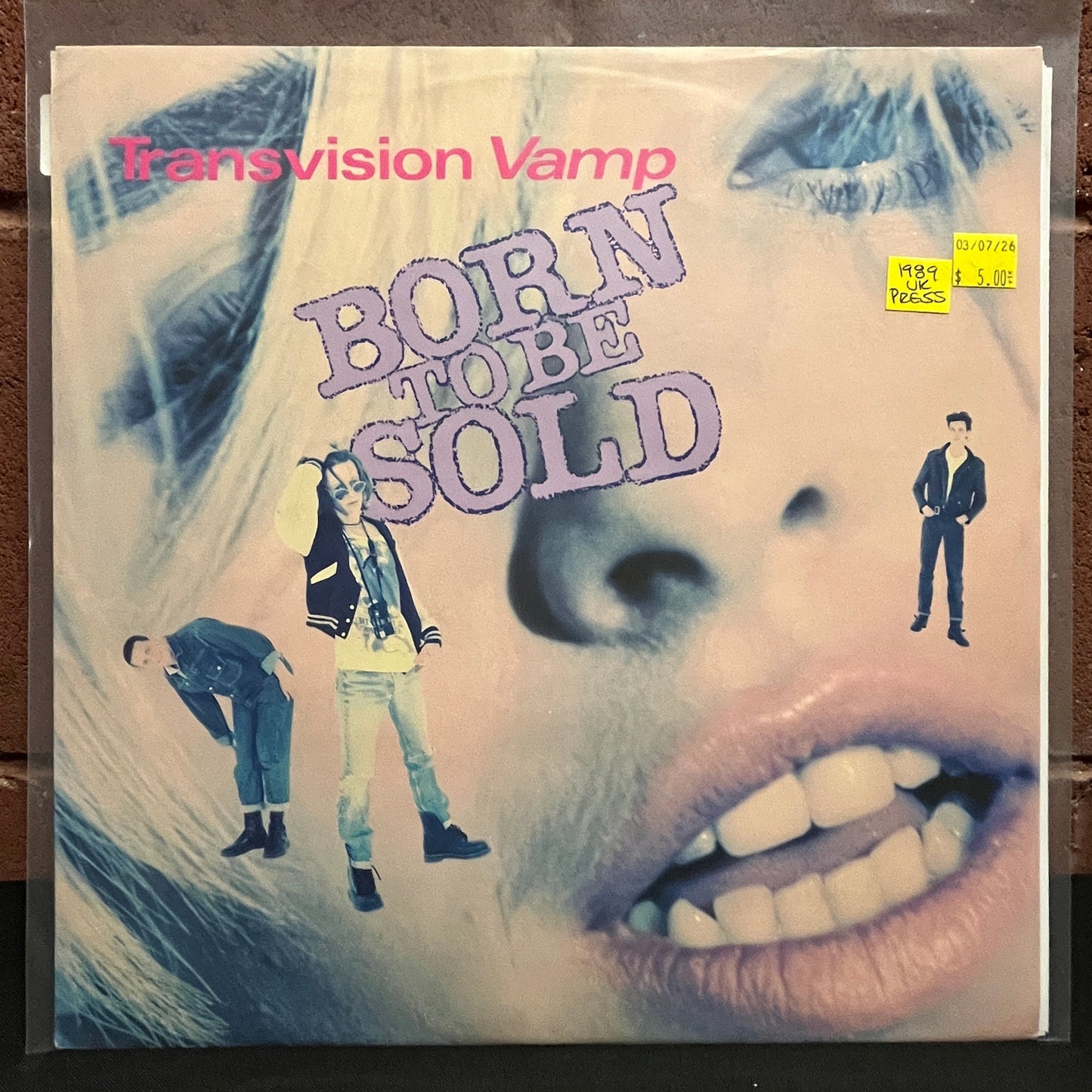 Used Vinyl: Transvision Vamp "Born To Be Sold" 12" (1989 UK Press)