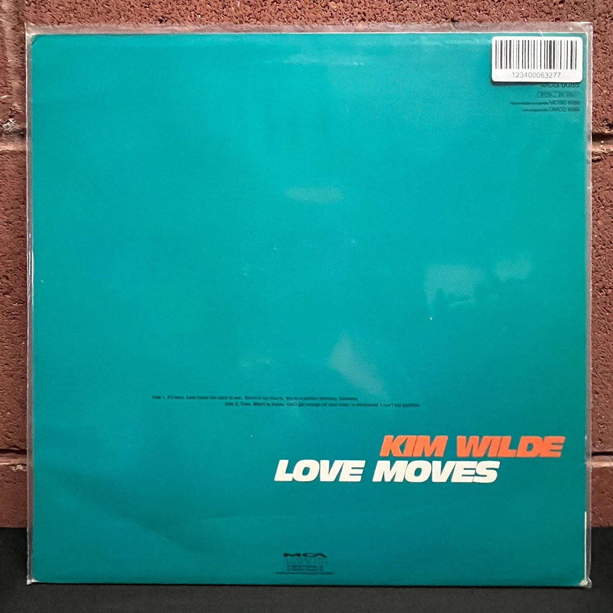 Used Vinyl: Kim Wilde "Love Moves" LP (1990 UK Press)