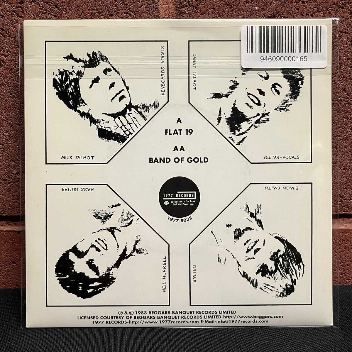 Used Vinyl: The Merton Parkas "Flat 19" 7" (2002 UK Reissue Press)