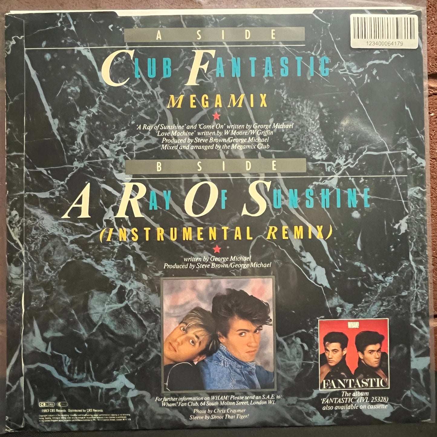 Used Vinyl: Wham! "Club Fantastic Megamix" 12" (1983 UK Press)
