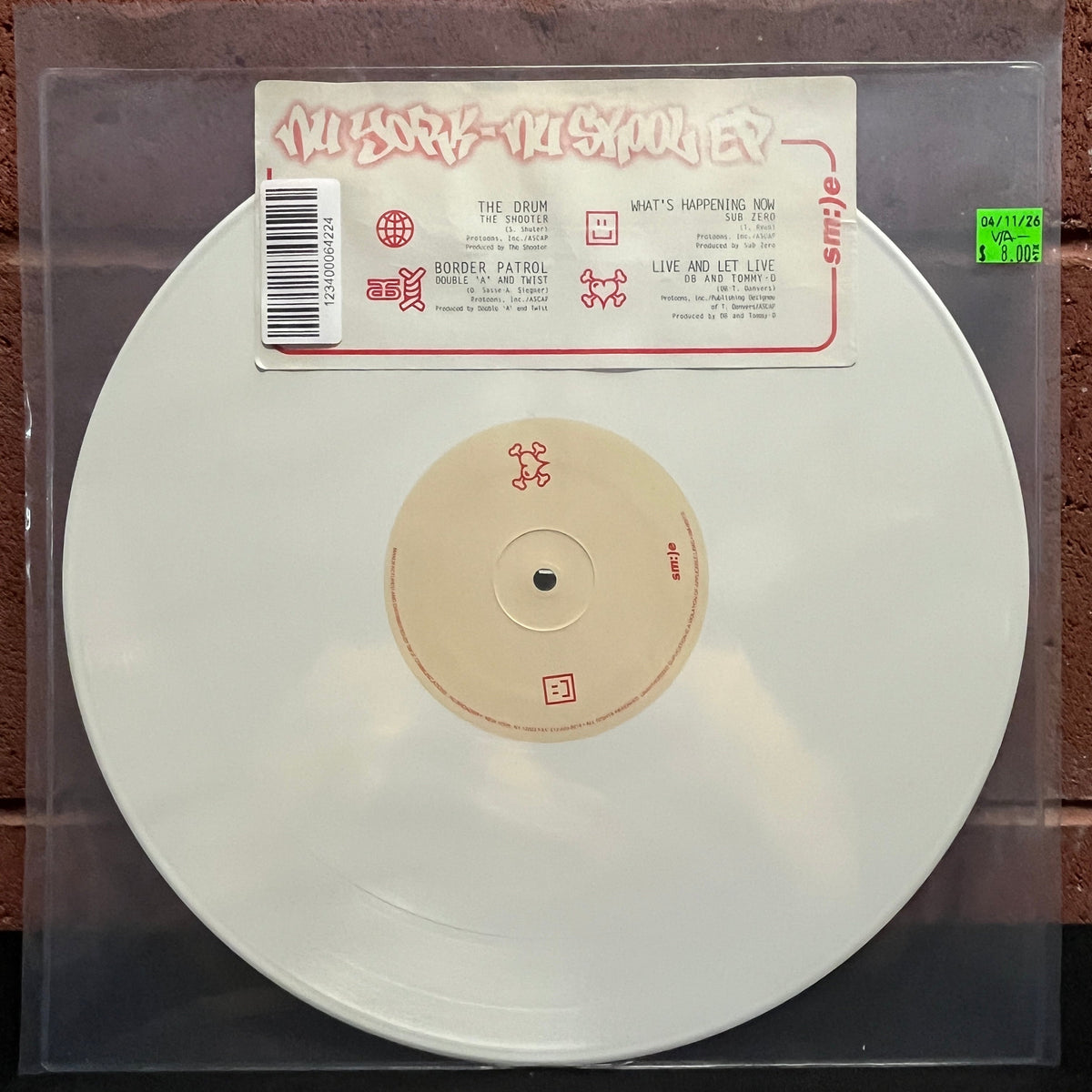 Used Vinyl: V/A – "Nu York-Nu Skool EP" 12" (1997 Press - White Vinyl)
