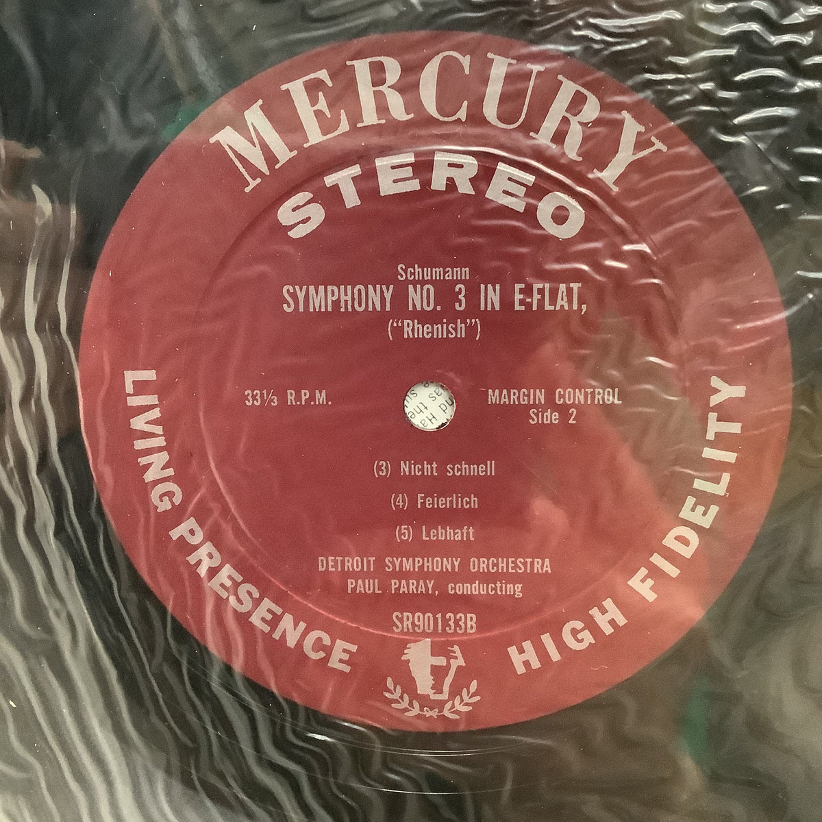 Paul Paray/Richard Schumann - Symphony No. 3 "Rhenish" - Mercury LP