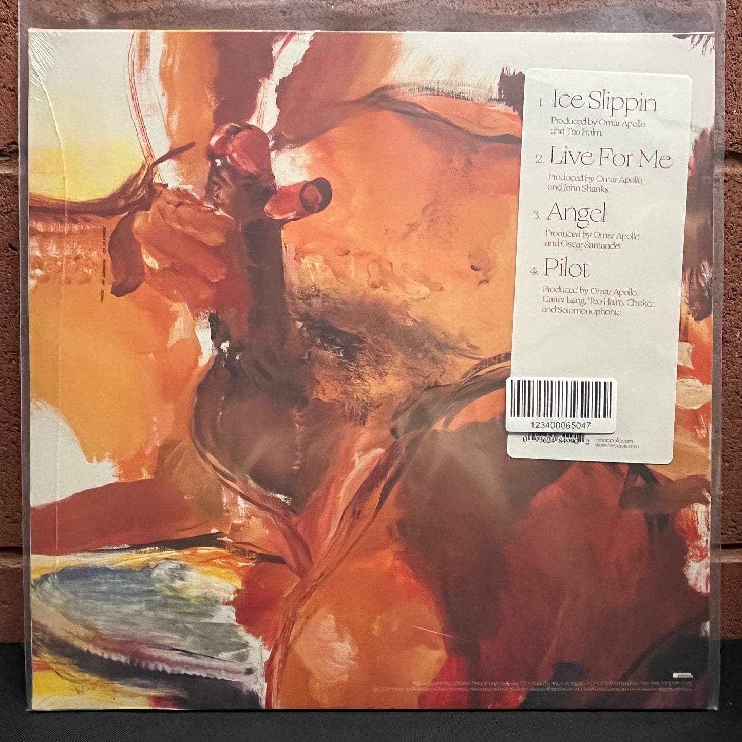 Used Vinyl: Omar Apollo "Live For Me" LP (2023 Press - Brown Vinyl - Sealed)