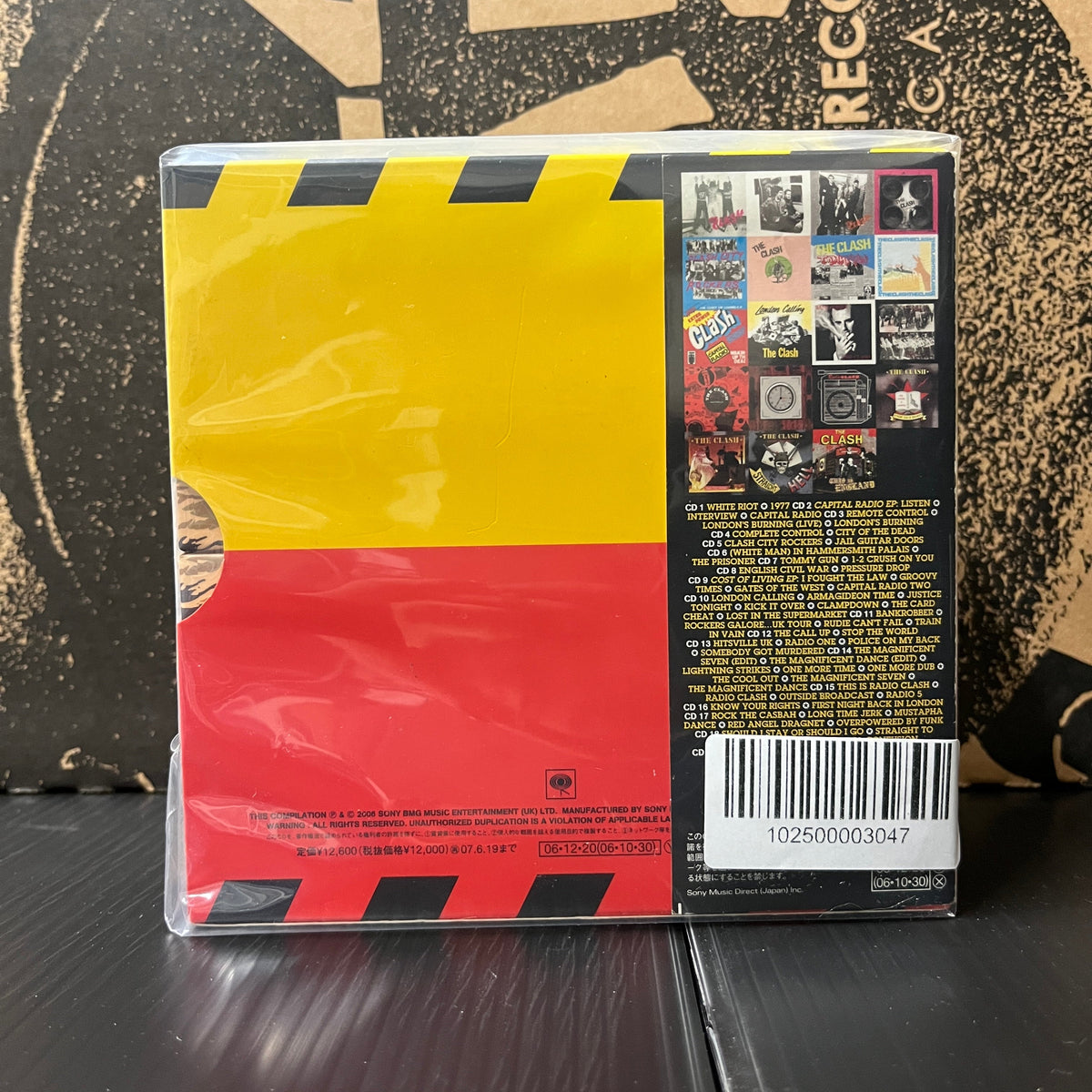 Used CD: The Clash "The Singles" 19xCD Box Set (2006 Japanese Press)
