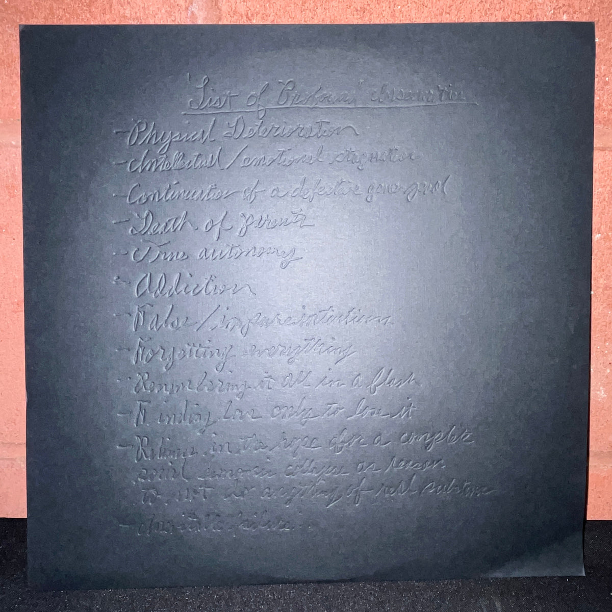 Used Vinyl: Drunkdriver / Mattin "List Of Profound Insecurities" LP