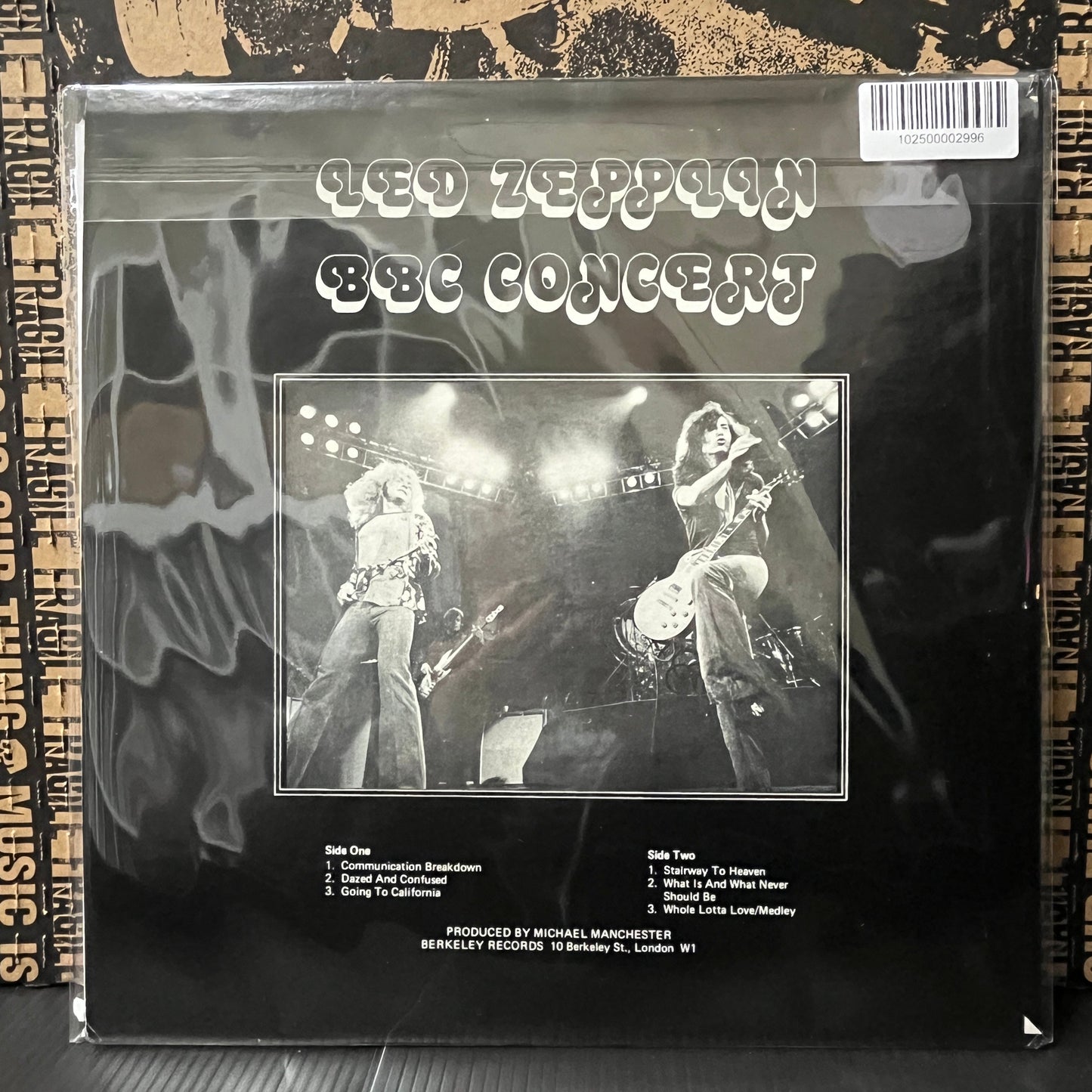 Used Vinyl: Led Zeppelin "Led Zepplin BBC Concert" LP (1975 UK Press)