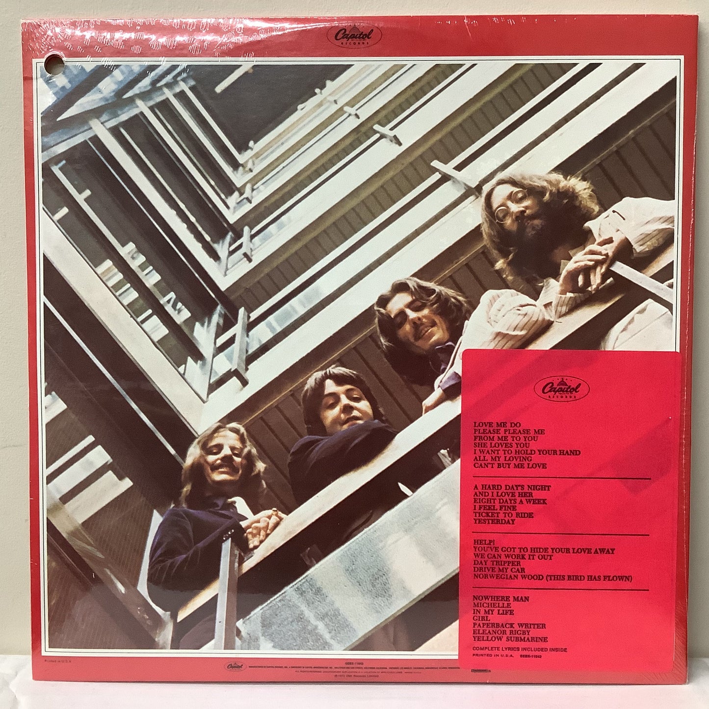 The Beatles - 1962-1966 - Capitol Red Vinyl Promo 2x LP