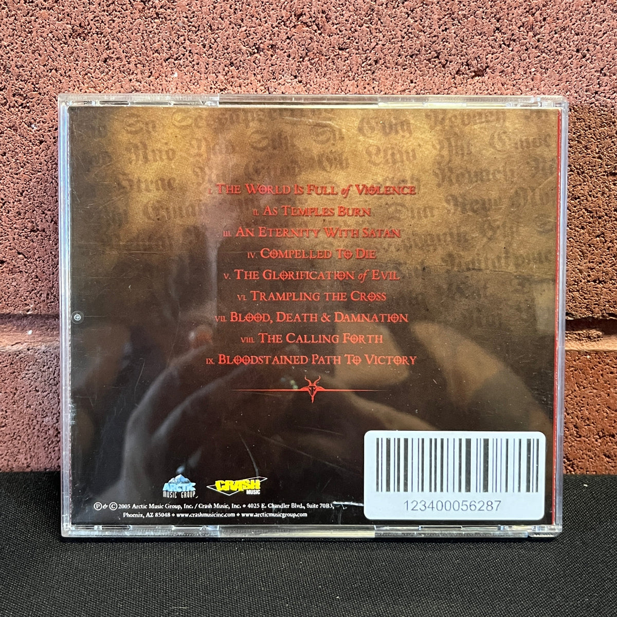 Used CD: Kult Ov Azazel "The World The Flesh & The Devil" CD