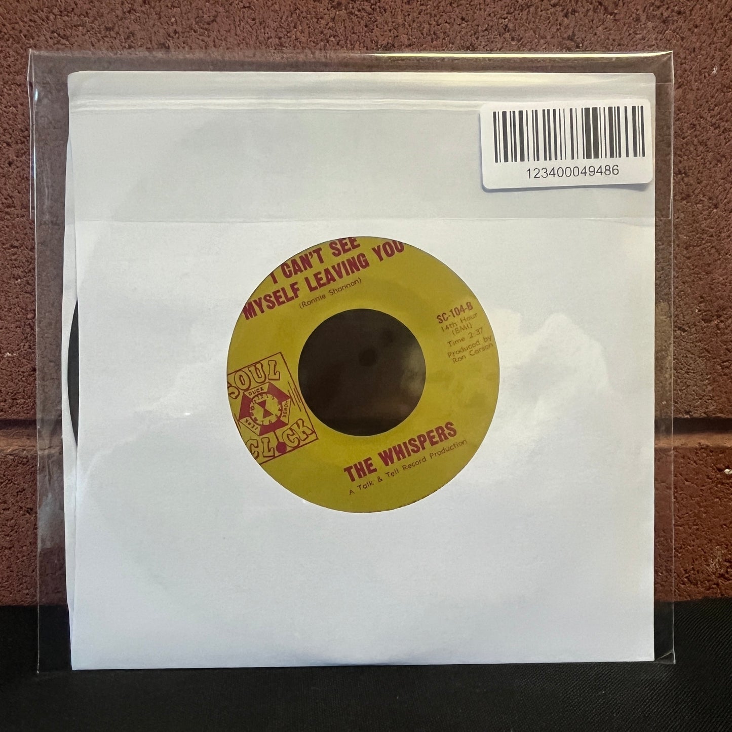 Used Vinyl: The Whispers "Great Day / I Can't See Myself Leaving You" 7"