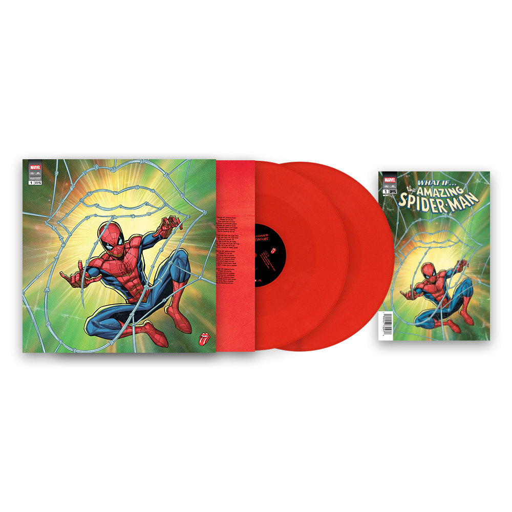 PRE-ORDER: The Rolling Stones "Foreign Tongues (Marvel Collector's Series)" 2xLP (Spider-Man Variant + Comic Book)