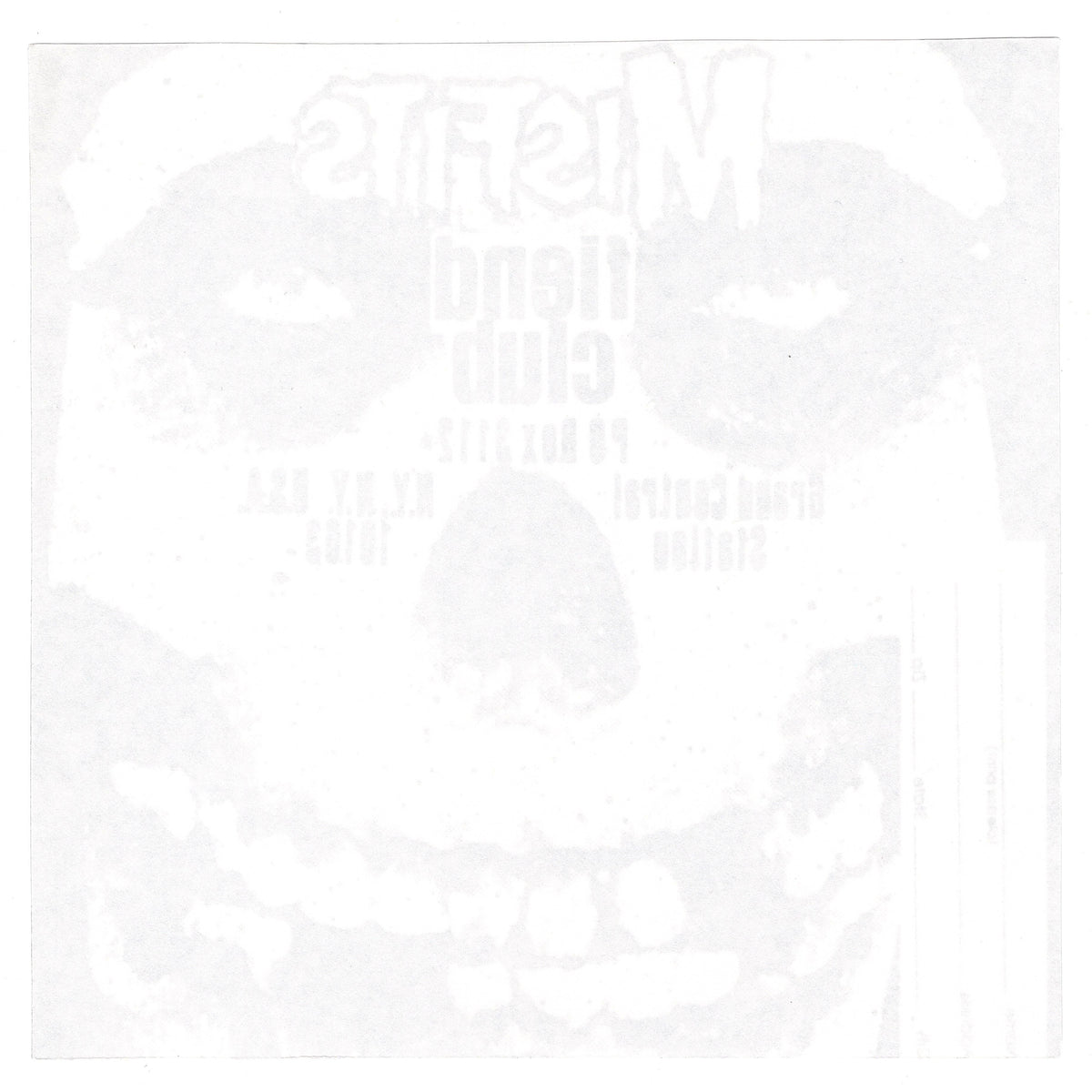 The Misfits - 3 Hits From Hell - 7" 45 rpm