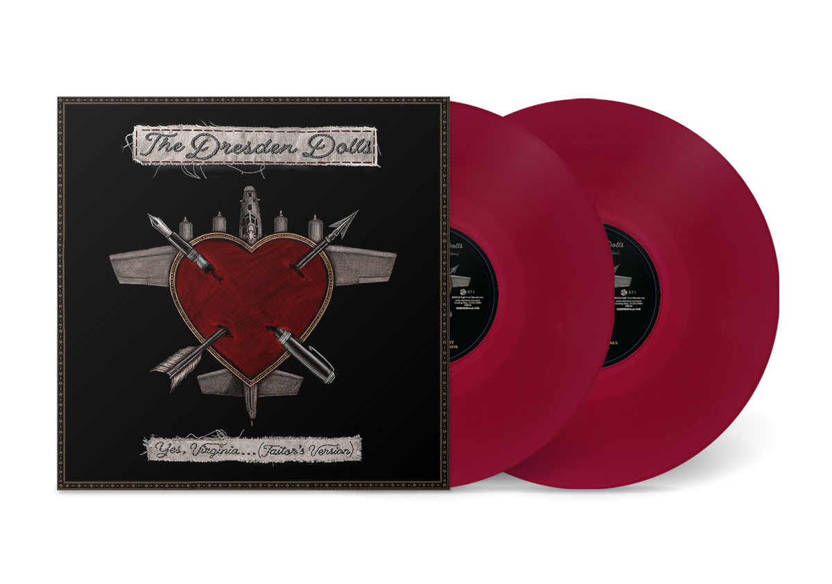 PRE-ORDER: Dresden Dolls "Yes, Virginia...(Tailor's Version)" 2xLP (Indie Exclusive Ruby Vinyl)