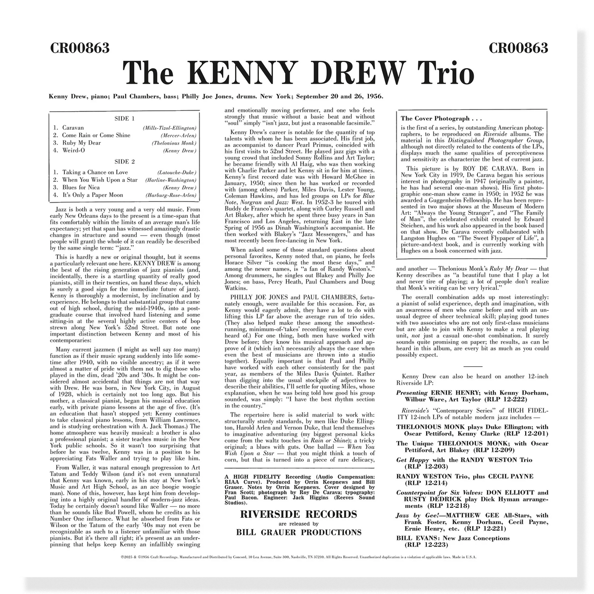 Kenny Drew Trio - Kenny Drew Trio - OJC LP